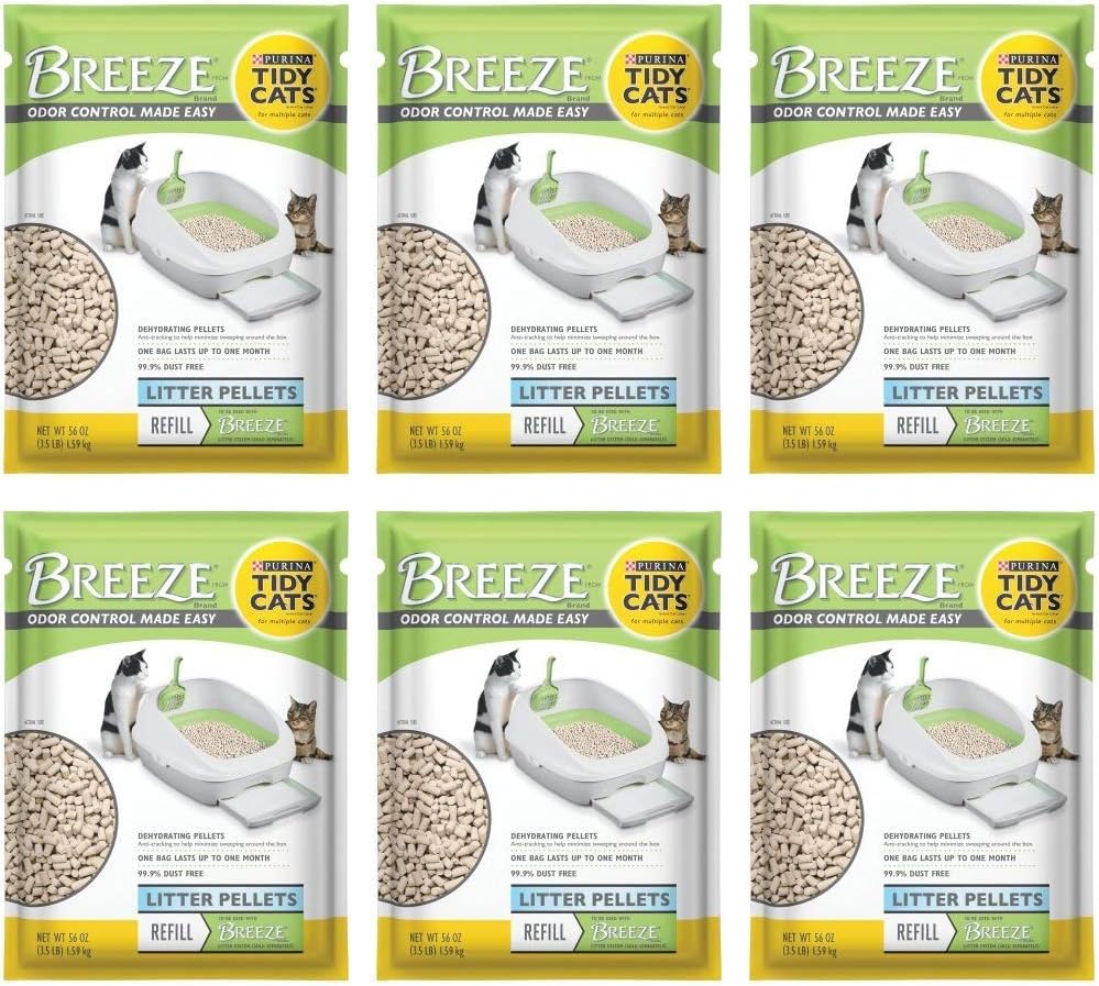Tidy Cats Breeze Cat Litter Pellets 3.5 lbs (21 LBS.) Pet Supplies