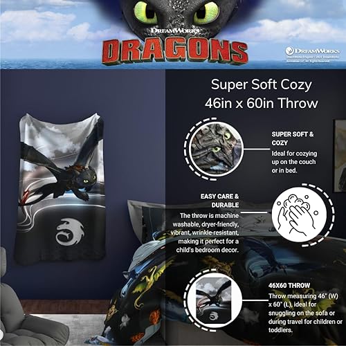 Vista 187 de Franco - Ropa de cama infantil de microfibra súper suave, 46 pulgadas x 60 pulgadas, Spirit Riding Free