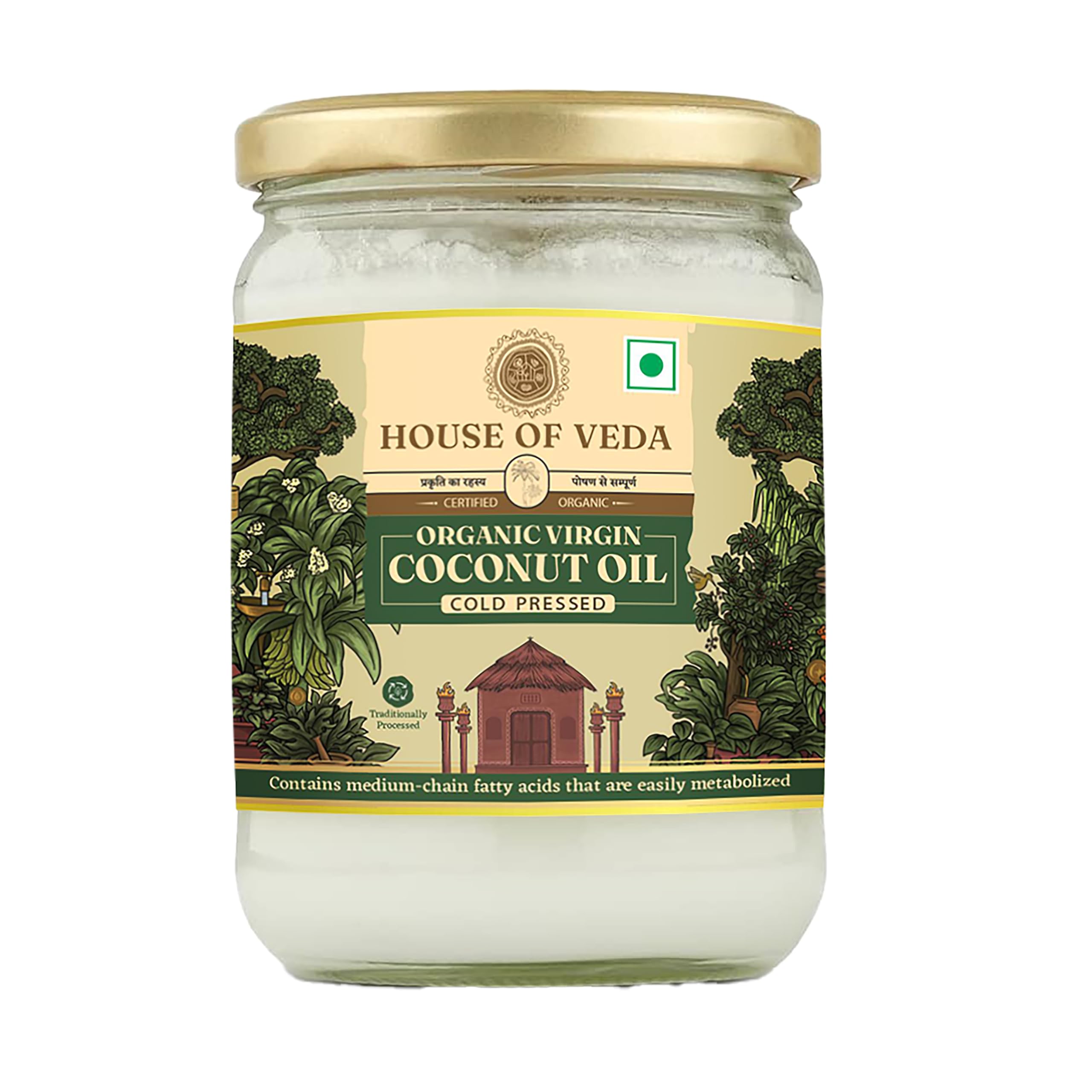 House of Veda Extra Virgin Organic Coconut Oil - 500ml | Raw, Pure, Cold Processed, Unrefined, Certified Organic, Vegan (B0CBKCMMLZ) Amazon Price History, Amazon Price Tracker