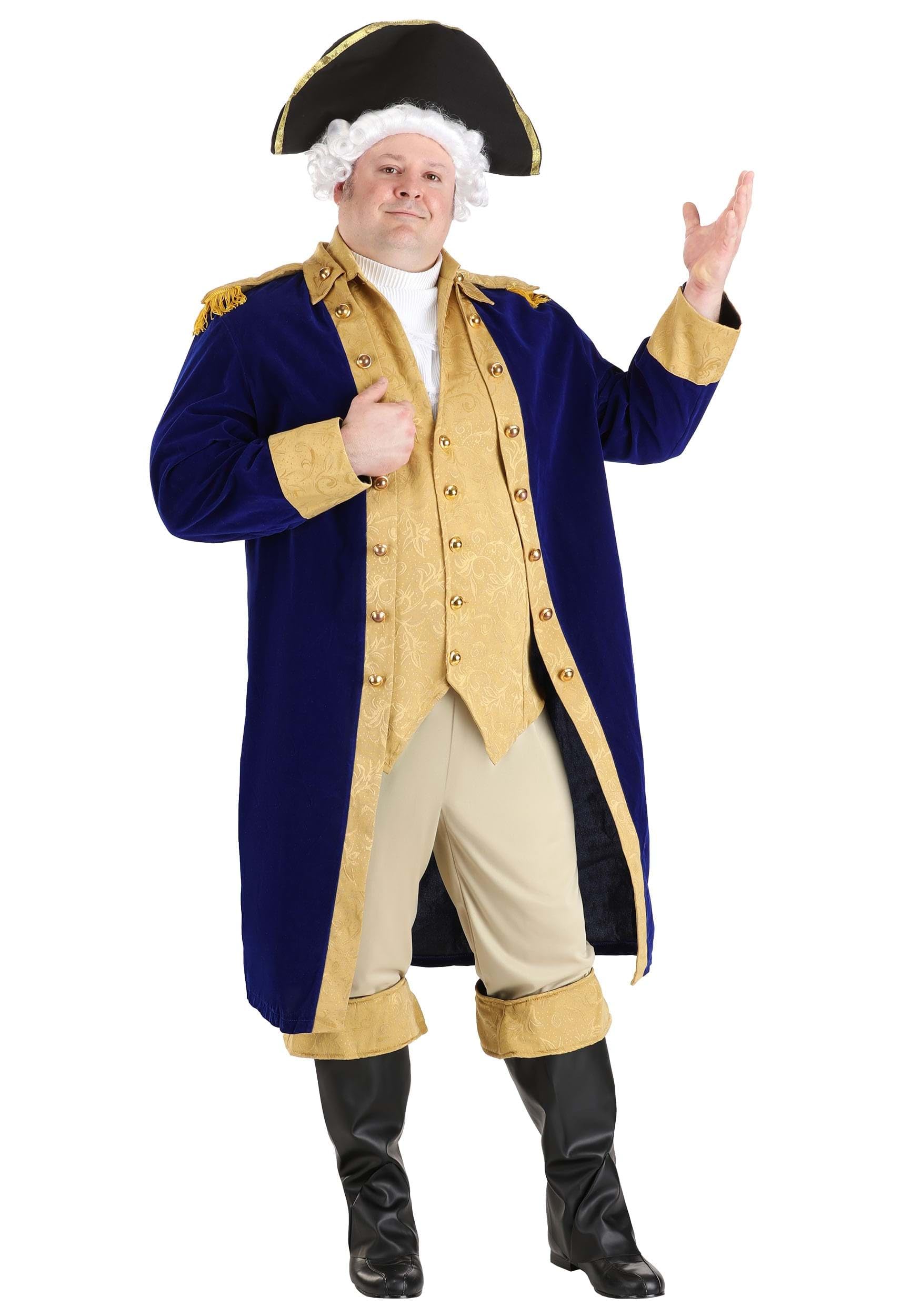 Fun Costumes Plus Size George Washington Costume