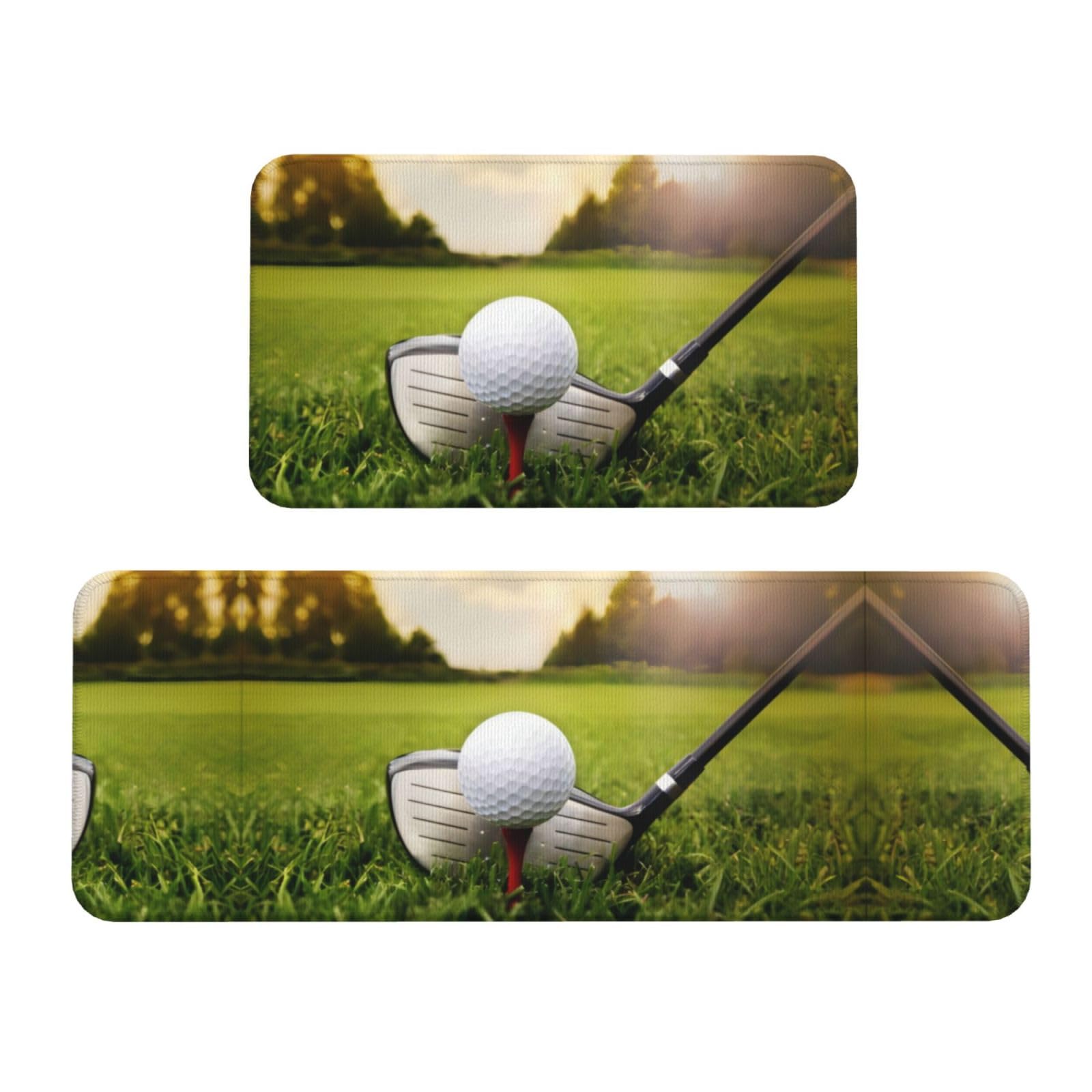 Alfombrillas de cocina antideslizantes con diseño de golf para proteger tu suelo