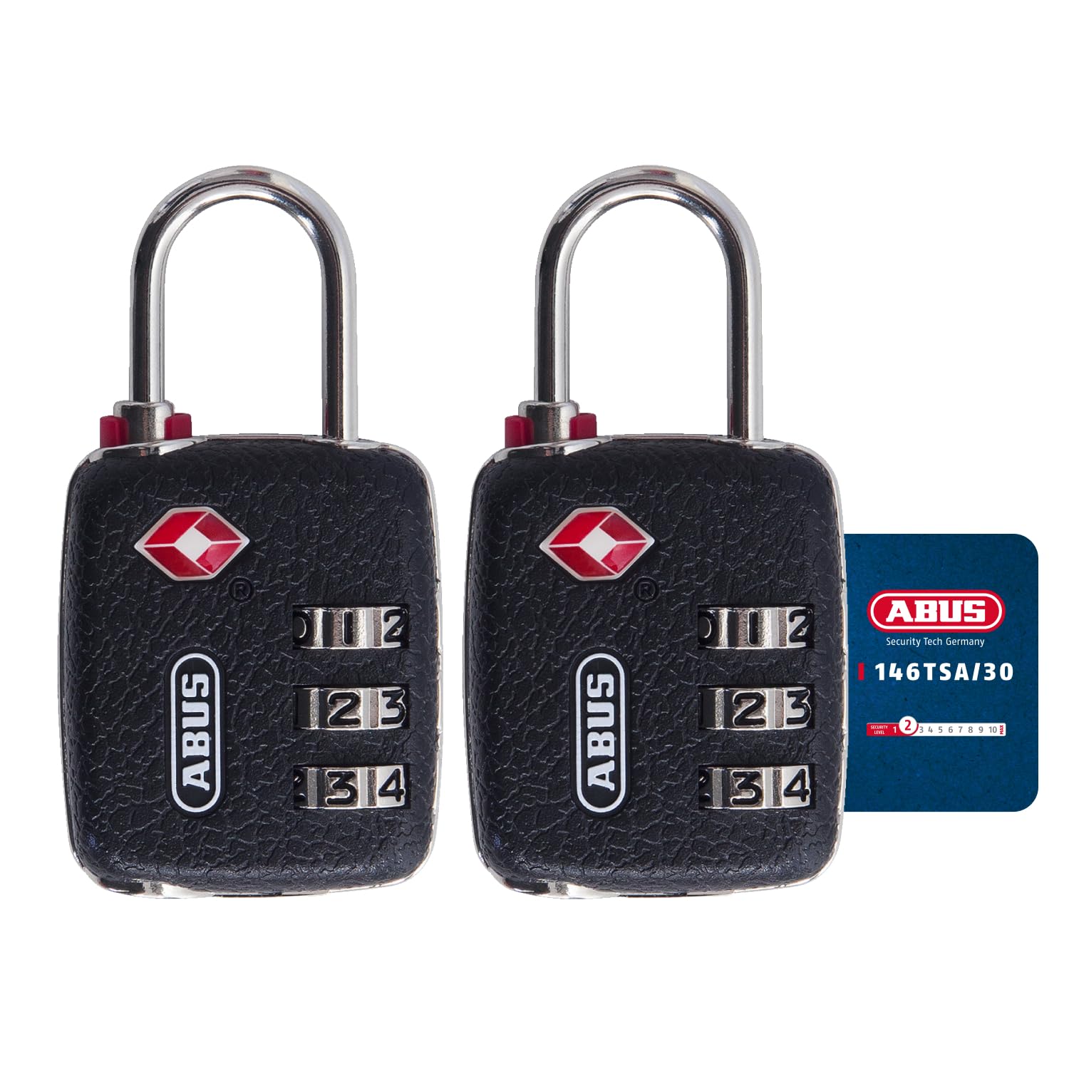 ABUS TSA Kłódka 146TSA/30 Twins zestaw 2-częściowy, 58830