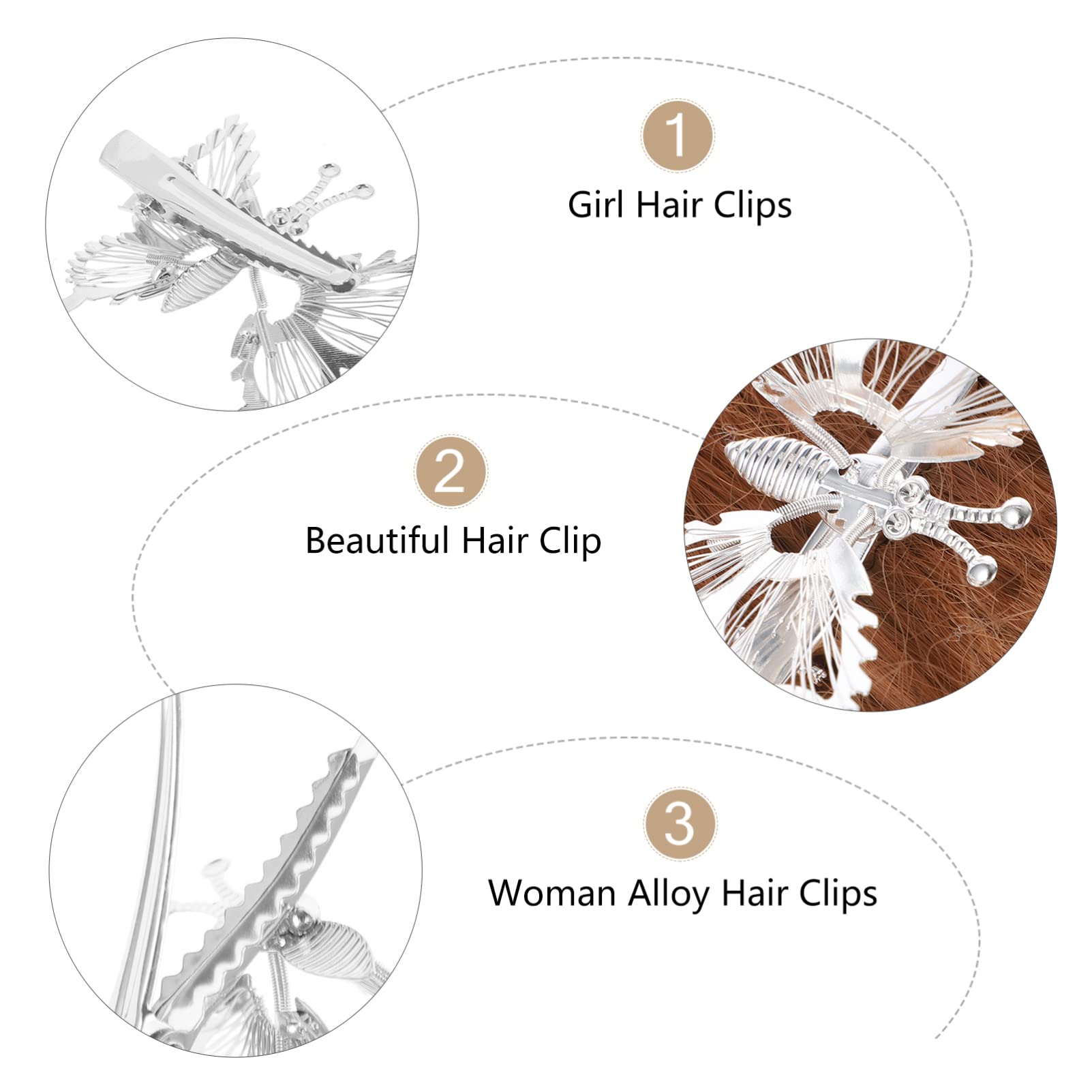 LALAFINA 32stücke Schmetterlings-haarklammern Für Frauen Kreative Haaraccessoires Mit Lebendigem Design Für Hochzeiten Partys Und Alltag Rutschfest Und Schonend Für Haar