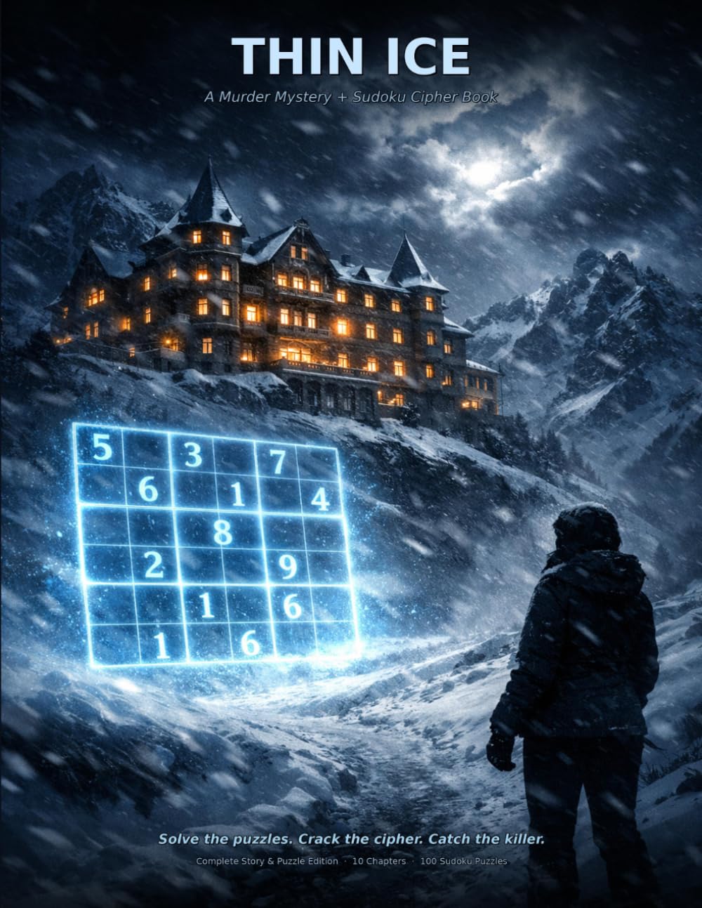 Thin Ice: A Murder Mystery Sudoku Puzzle Book with 100 Puzzles and Answer Key (Murdoku Murder Mystery Sudoku Puzzle Books)