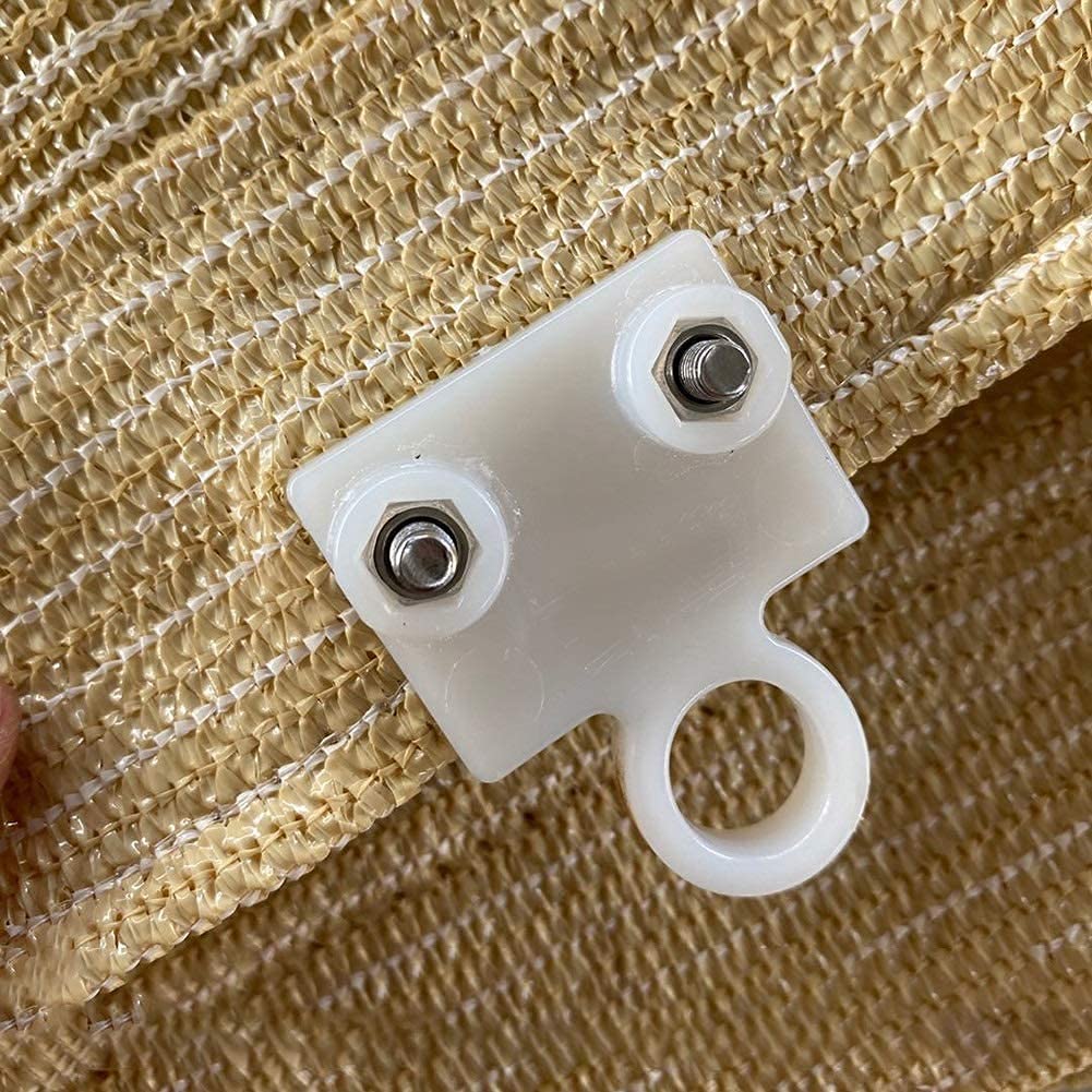 Tenda parasole per pergola, resistente ai raggi UV, retrattile, traspirante, impermeabile, in tessuto ombreggiante per una migliore atmosfera della casa, rettangolare, colore beige, 85% resistenza ai