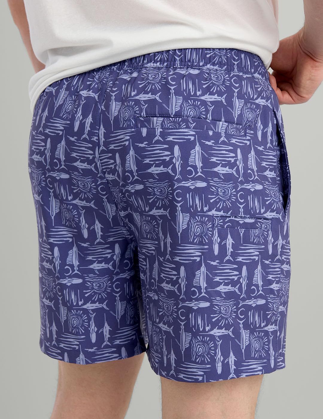 HUK Mens Pursuit Volley Pattern Short, Quick-Dry Shorts for Men - Image 5