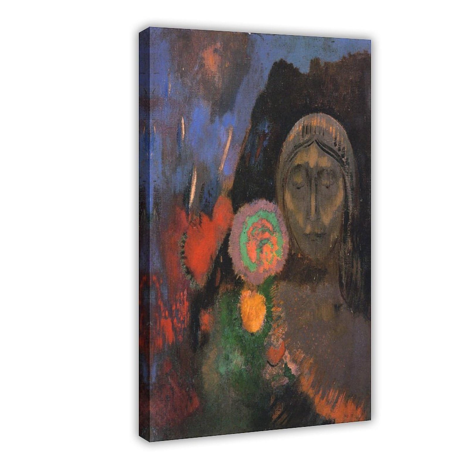 WCYB Still Life The Dream by Odilon Redon Posters Prints Canvas Deco Paintings Wall Art Frame 24" L X 36" W