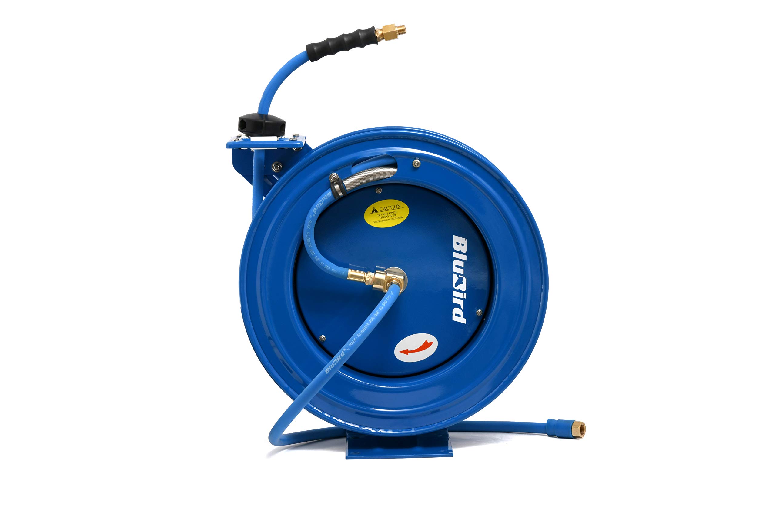 BLUBIRD BBRHD3850 18ga. Retractable Hose Reel with 3/8" X 50' Air Hose