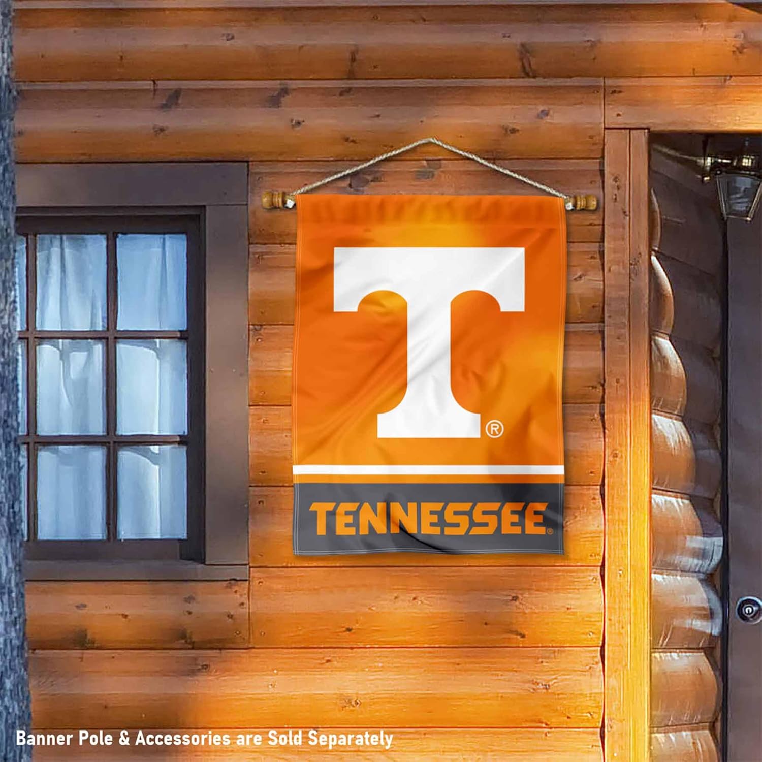 Tennessee Volunteers Wordmark Logo House Flag Banner - Image 3