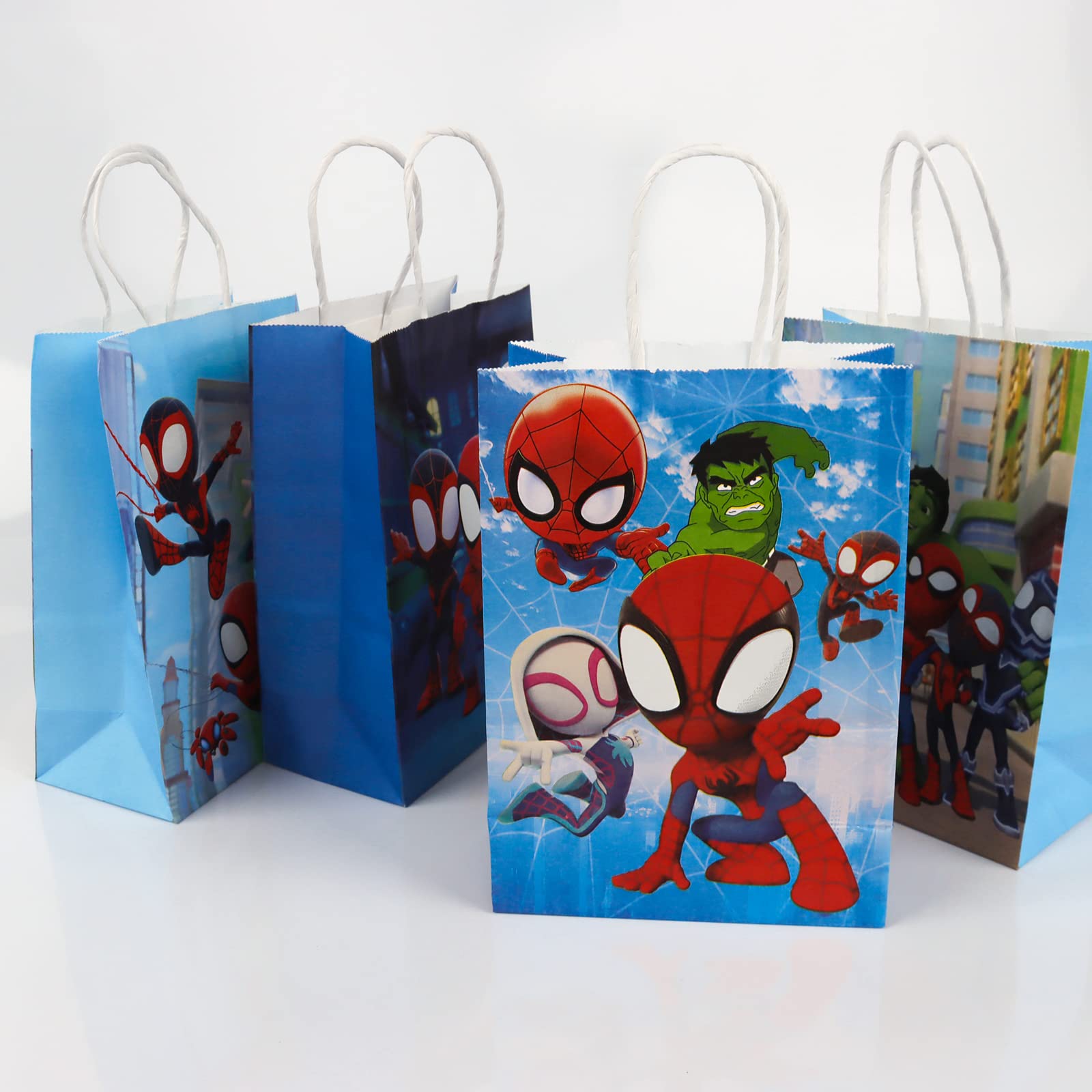30 pièces sacs de faveur Marvel SpiderMan fête bonbons traitement butin