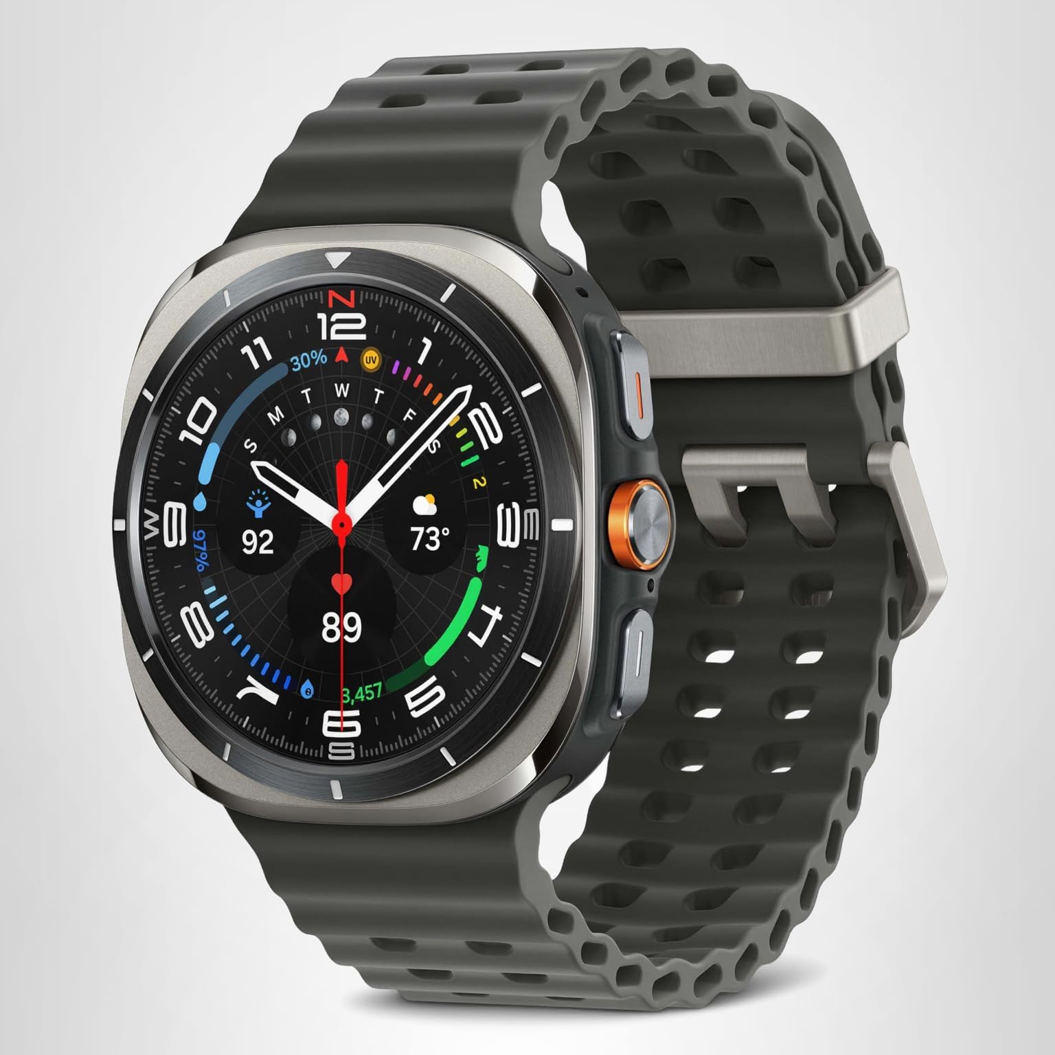 Amazon.com: Samsung Galaxy Watch Ultra (2024) 47mm LTE AI Smartwatch  w/Energy Score, Wellness Tips, Heart Rate Tracking, Sleep Monitor, Fitness  Tracker, GPS,Titanium Silver [US Version, 1Yr Manufacturer Warranty] :  Clothing, Shoes &