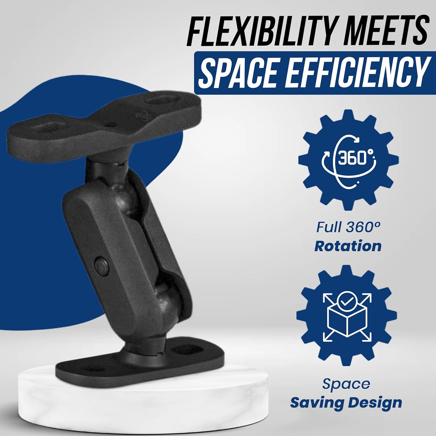 UBL Rotating Swivel Bracket Mount for Typhoon Siren & Feniex 4200 Mini Controller - Feniex Mounting Bracket - Rotating Mount for Sirens