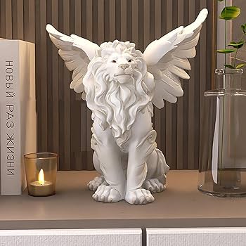 早いもの勝ち　レア　1点もの　ライオンコーヒー　ハンドメイド額縁 Amazon.co.jp: ライオン匹彫刻 置物 彫刻家の装飾アクセサリー