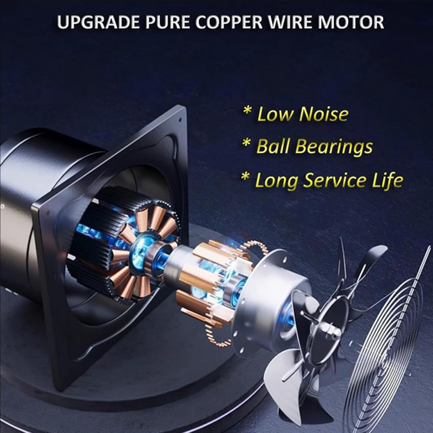 IP44 Waterproof 16-Inch Wall Mounted Vent Fan, 750W Low Noise Metal Exhaust Fan with Check Valve, Ideal for Shopping Malls, 220V, Energy Efficient Air Circulation