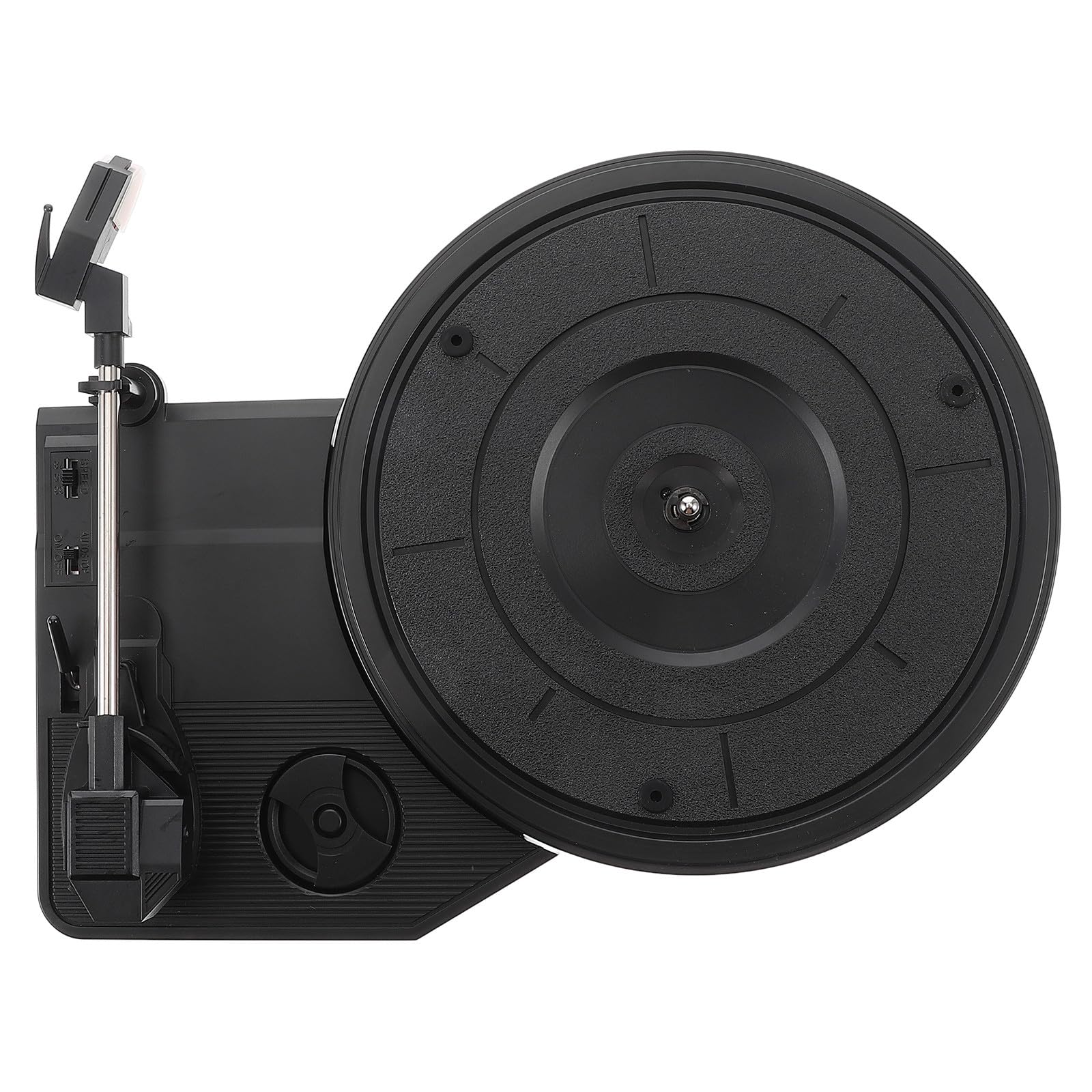 Totority Giradischi Vintage in Vinile 200 Mm con Puntina Fonografo Sostitutiva e Altoparlanti Integrati, Movimento Silenzioso e Design Retrò per Appassionati di Musica e Collezionisti