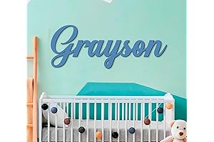 Personalized Name Sign for Wall: Nursery Decor and Baby Room Decor