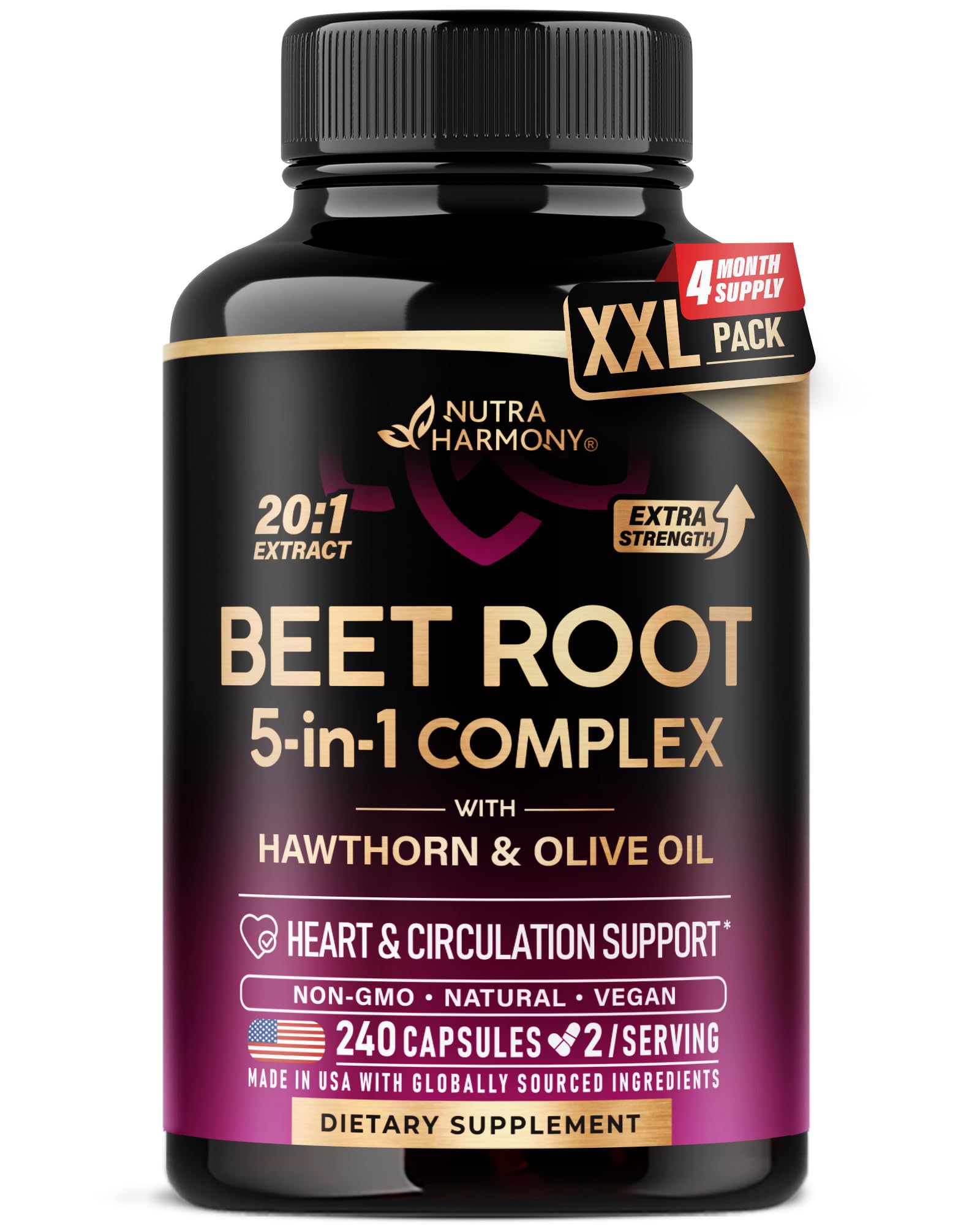Beet Root 5-in-1 Complex Capsules