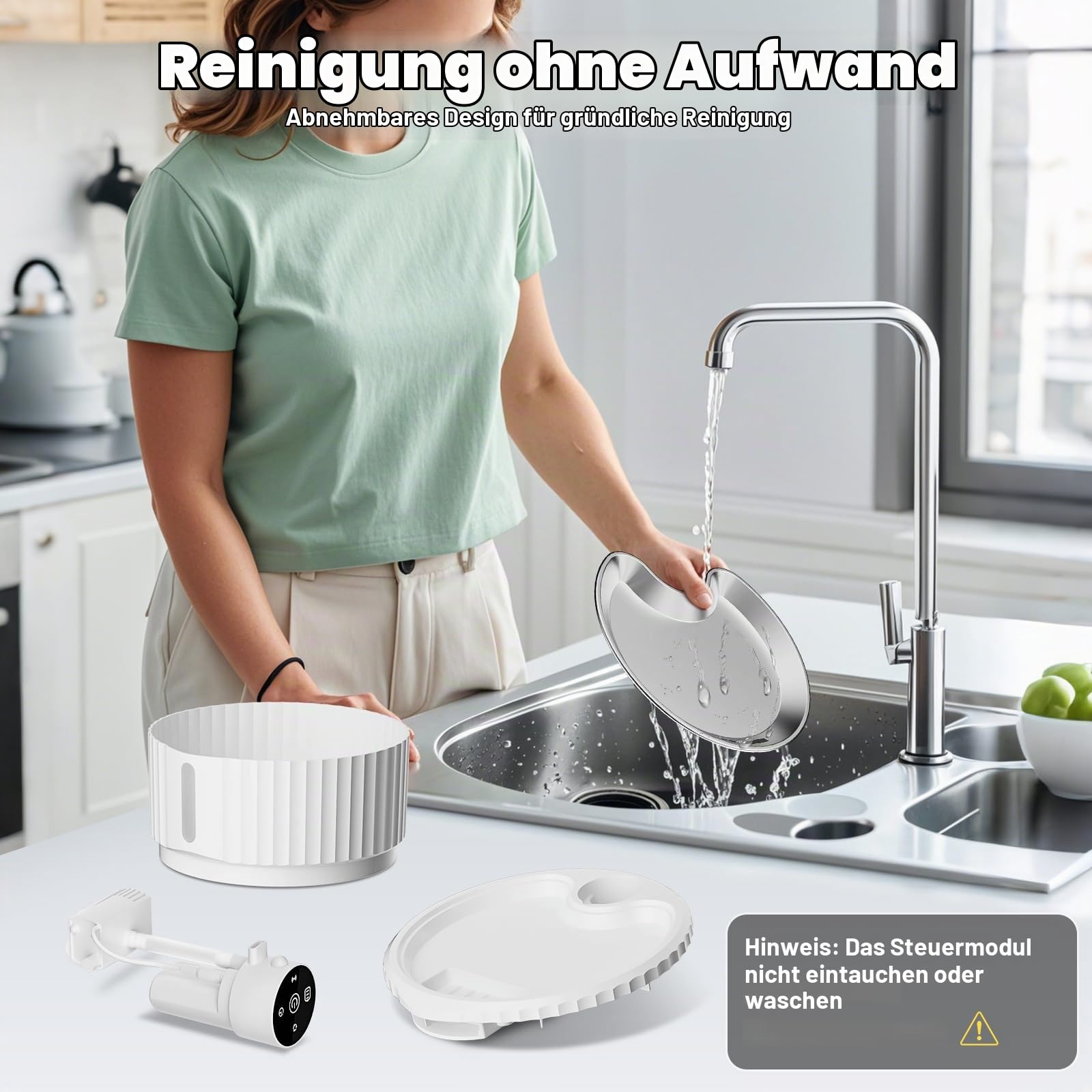 Katzenbrunnen, 2.8L Trinkbrunnen für Katze Kabellos, 4000mAh katzentrinkbrunnen mit bewegungsmelder, Wasserbrunnen mit Ersatzfiltern, Wasserspender Katzen, Leise Wasserpumpe, Tablett aus Edelstahl