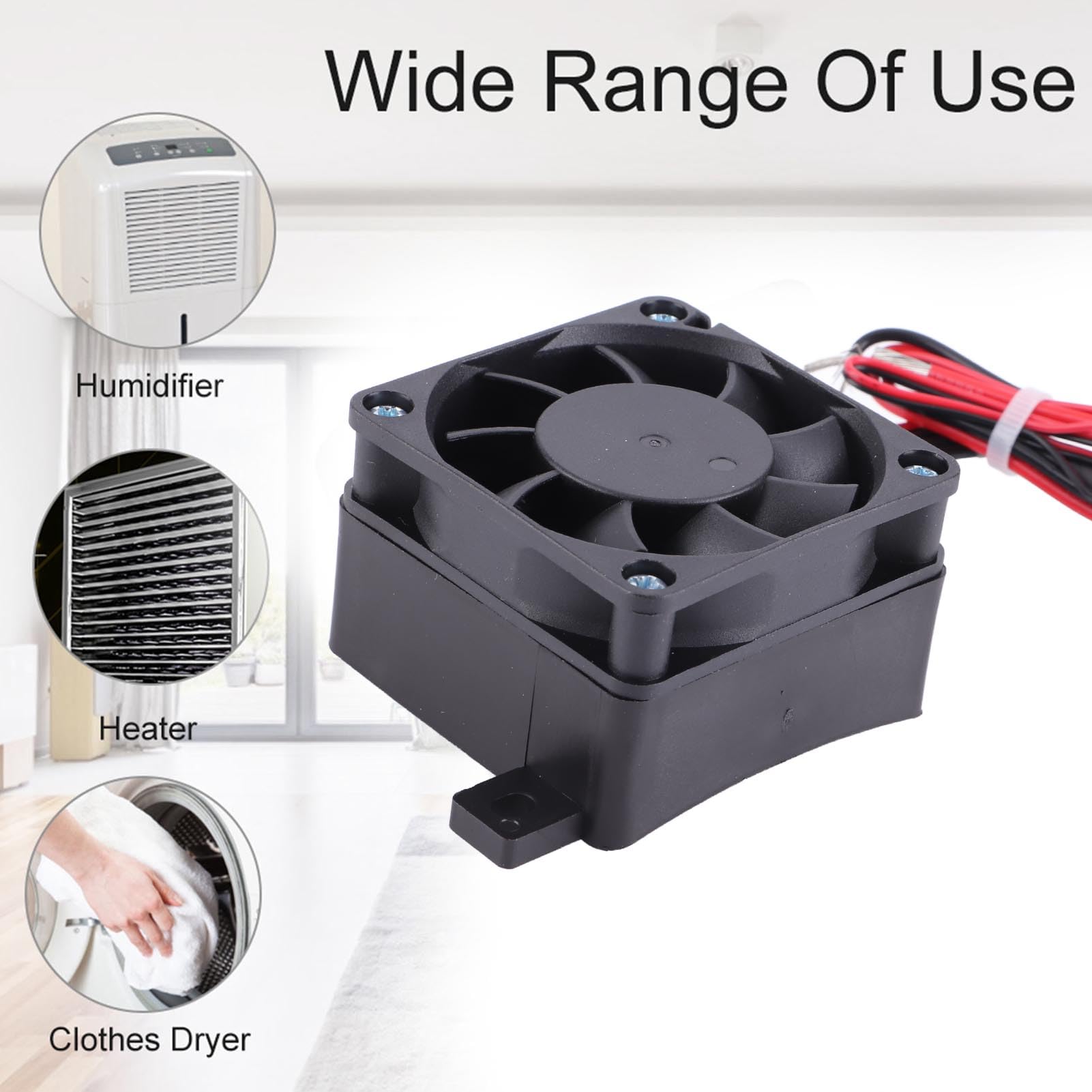 Riscaldatore 12V per Auto, Riscaldamento 100W Elettrico PTC Heater a Temperatura Costante Elemento Riscaldante Stufetta per Piccoli Spazi Auto