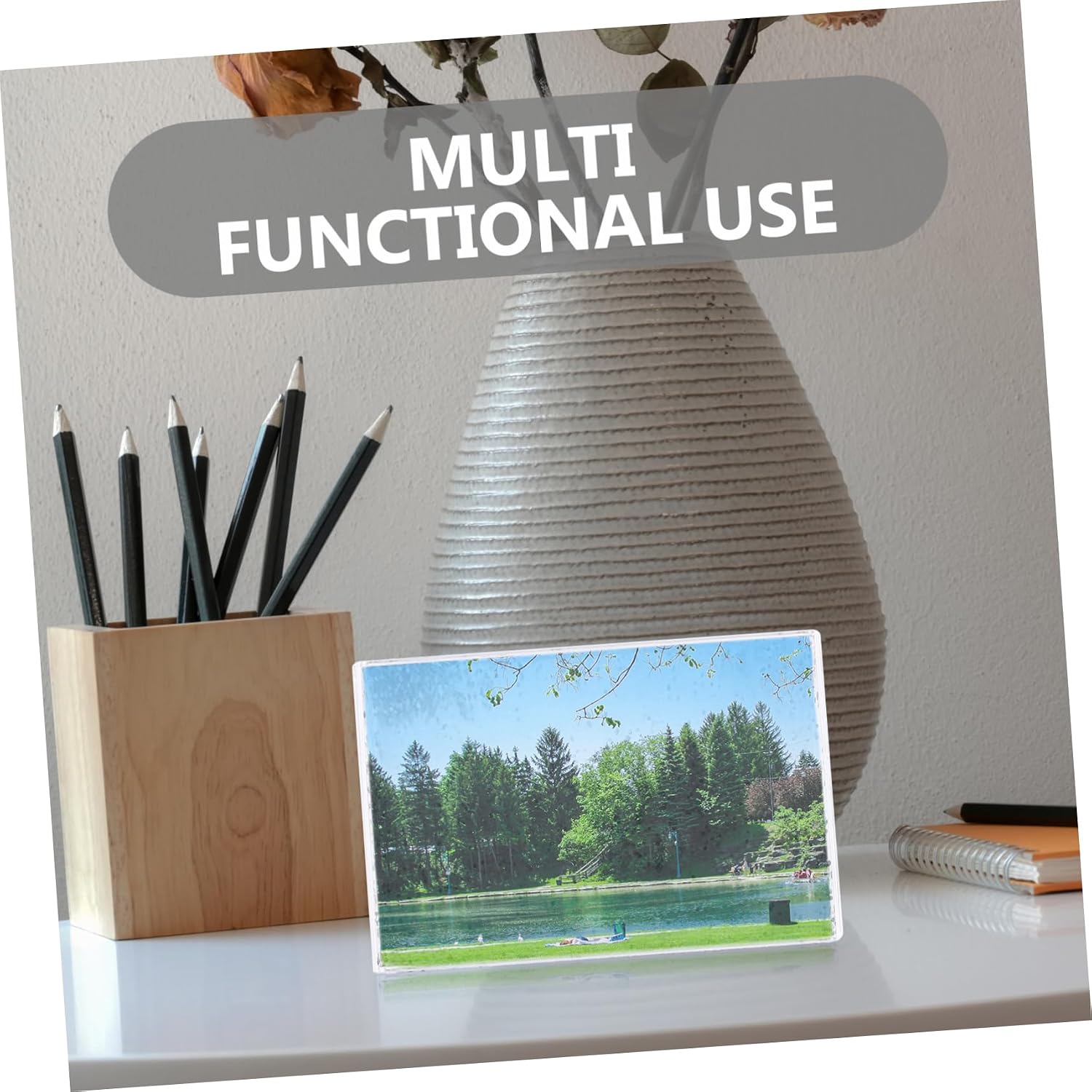 Unomor DIY Sublimation Photo Frame Blank Snow Globe Frame for Custom Printing Heat Transfer Compatible Versatile Decorative Display