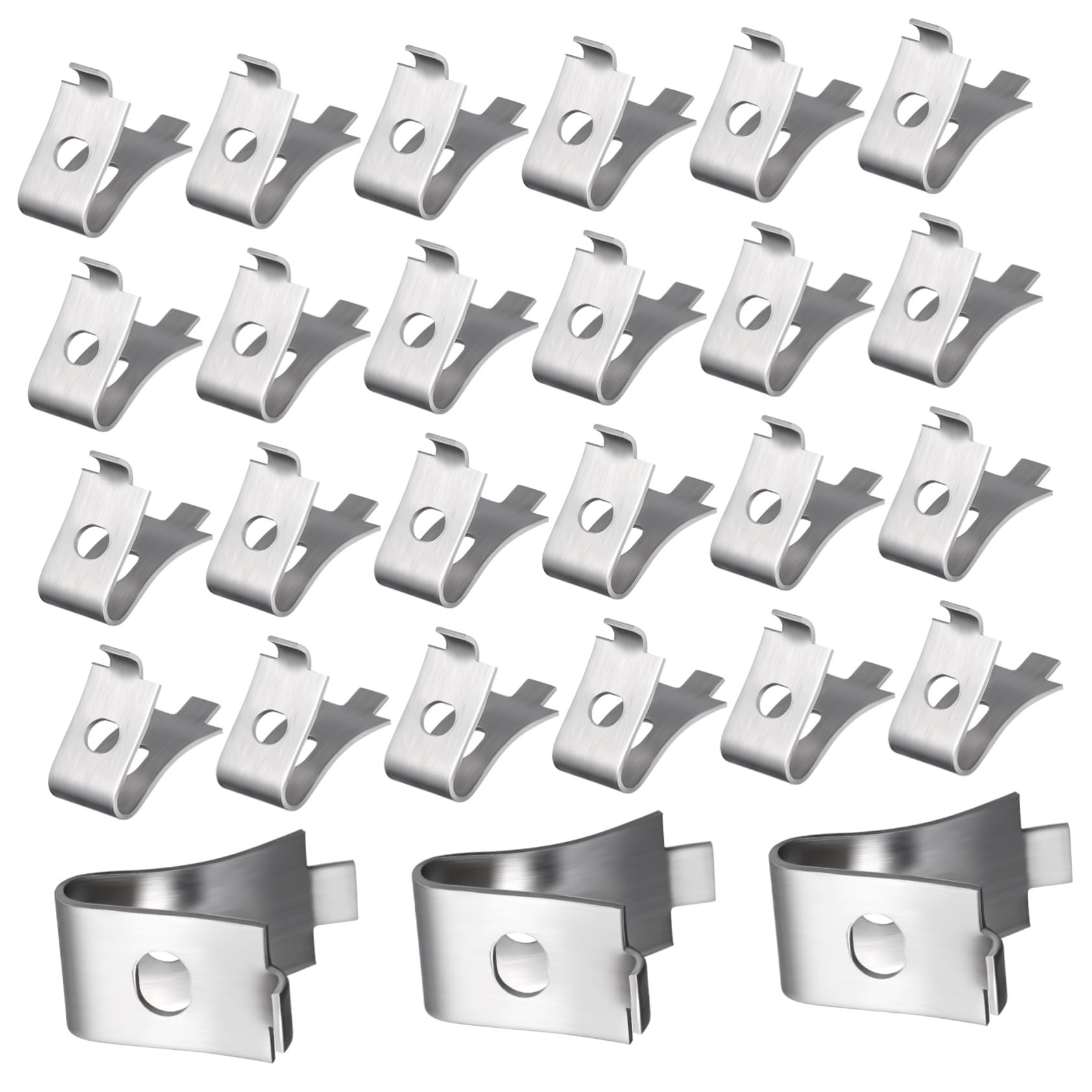 Supports pour bureaux et magasins en acier inox pour l'aménagement de rayonnages