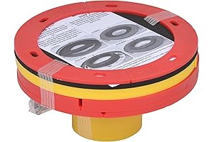 Oatey 43401 Set-Rite Toilet Flange Extender Kit, 1/4 in. to 1, Easy Lift