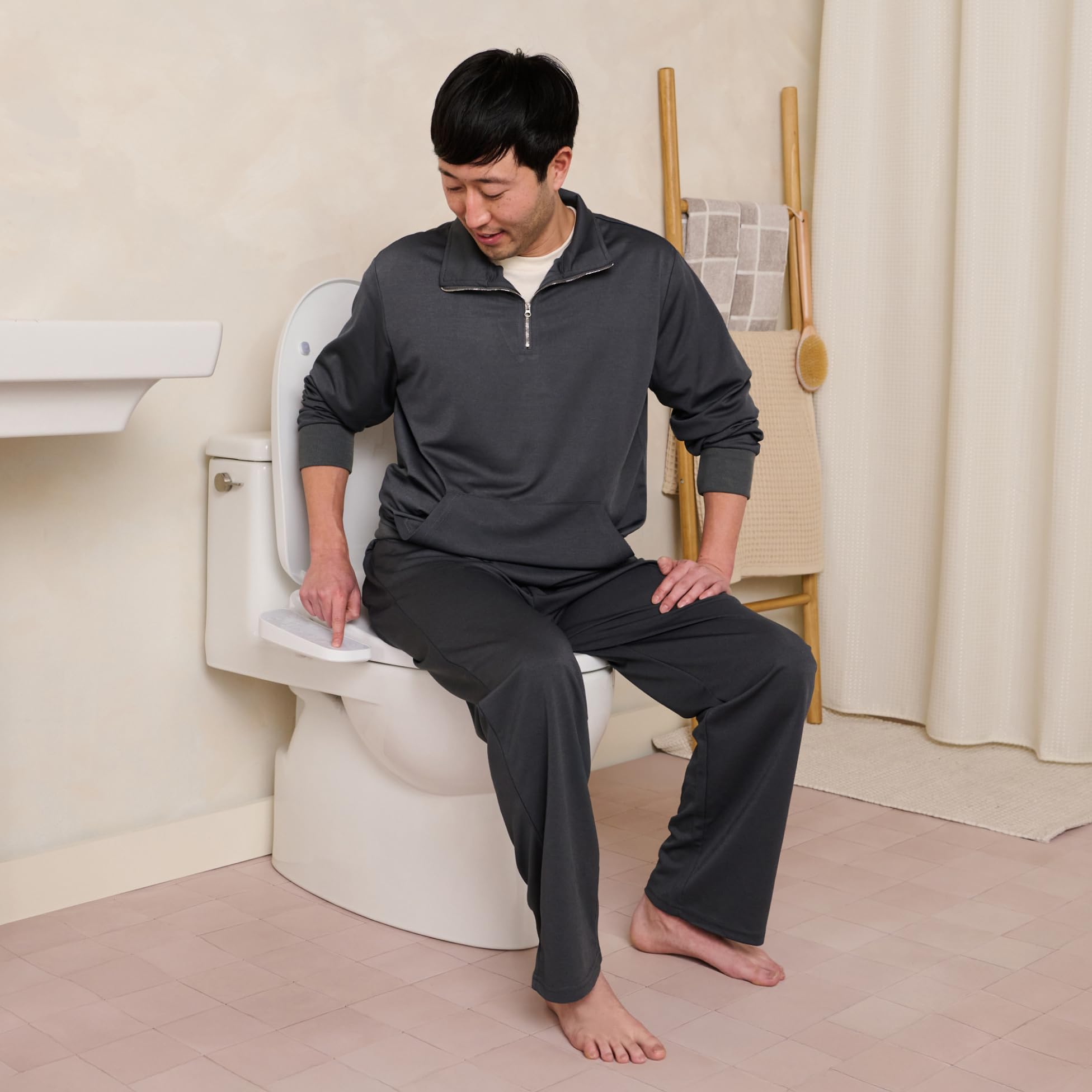 TUSHY Cloud Electronic Bidet Heated Toilet Seat Instant Warm Water Adjustable Air Dryer Soft Close Lid and Seat — view 11