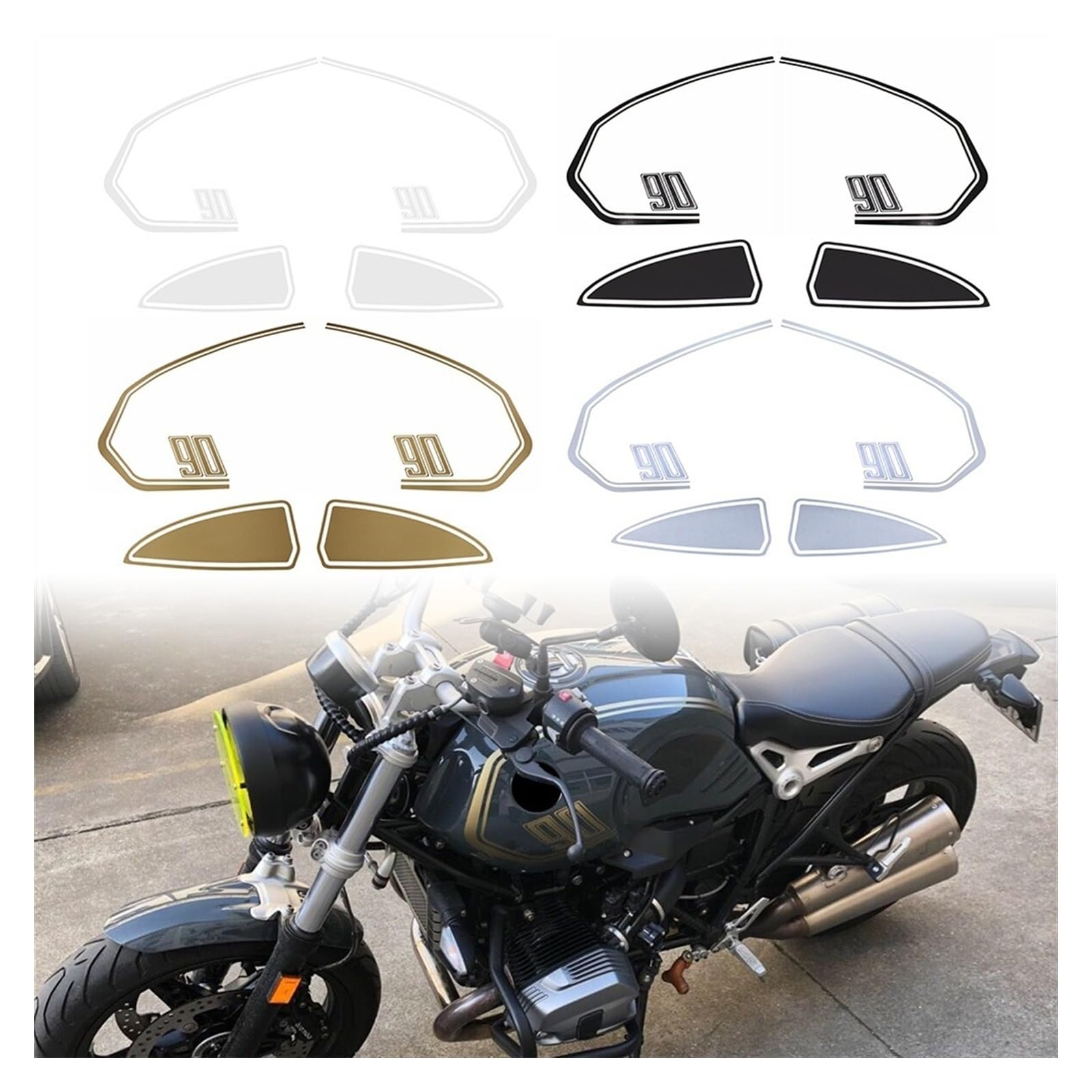 Amazon.co.jp: EdvenA オートバイタンクステッカーデカールカバー BMW 