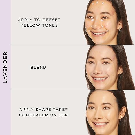 tarte shape tape corrector Blendable Formula to Neutralize appearance of Blemishes, Dark Spots, Discoloration & Undereye Circles with Hyaluronic Acid & Vegan Squalane, Cruelty Free