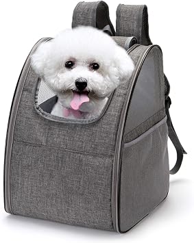 Annma Pet Carrier Bag, 3-Way, For Cats and Small Dogs, Perfect for Traveling with Your Beloved Pet, Cat Carrier Bag, Backpack with Jump-Proof Leash, Safe and Convenient for Dogs and Cats, Foldable Pet