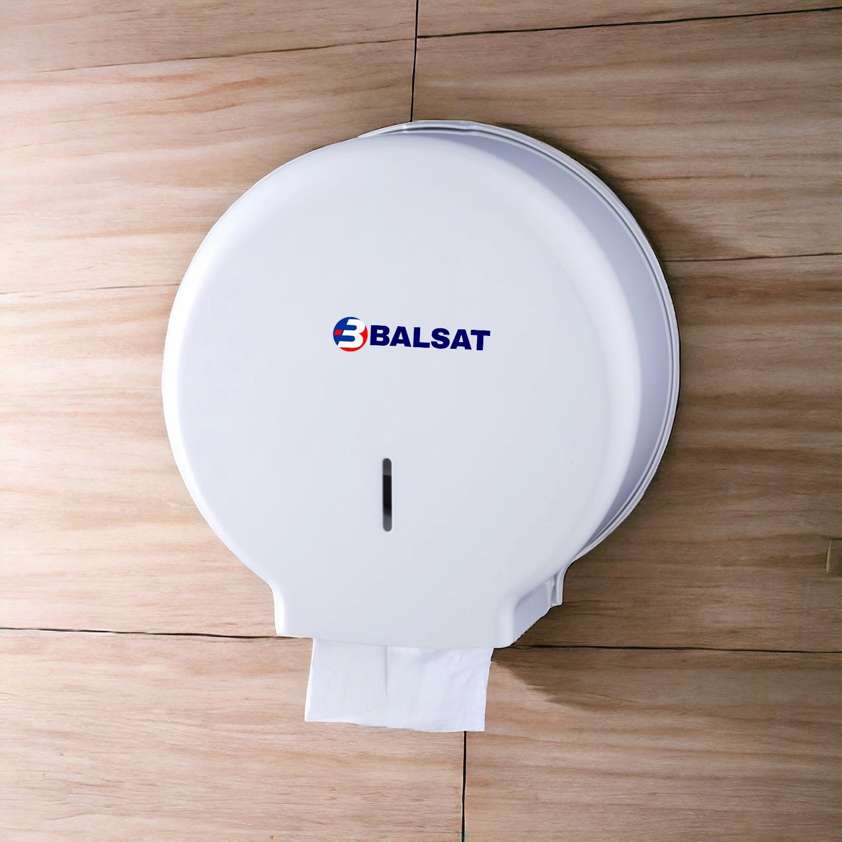 BALSAT | Lot de 1 distributeur de papier toilette industriel + paquet de 9 rouleaux de papier hygiénique industriel en cadeau