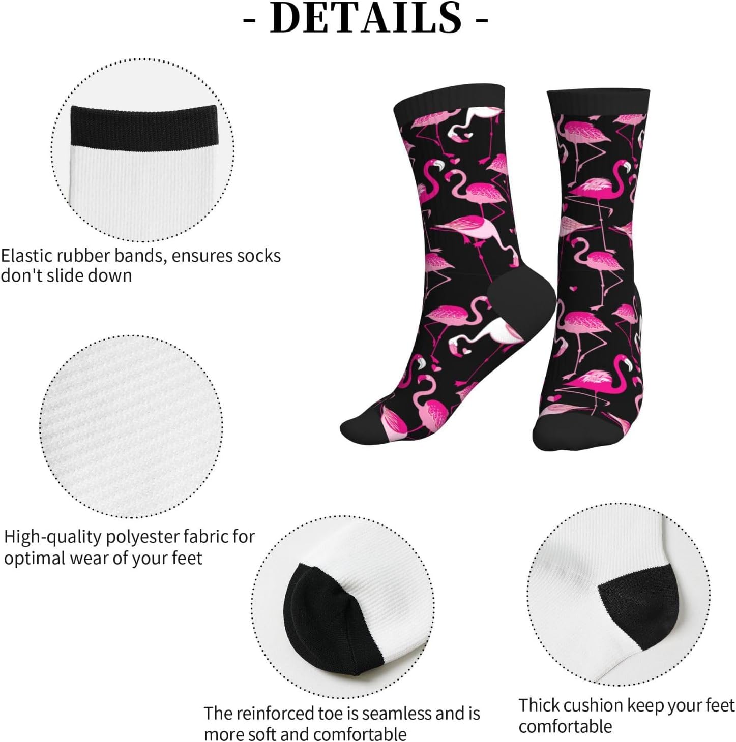 Funny Athletic Sport Novelty Crew Socks Casual Crazy Dress Socks Gifts For Men Women - Image 4