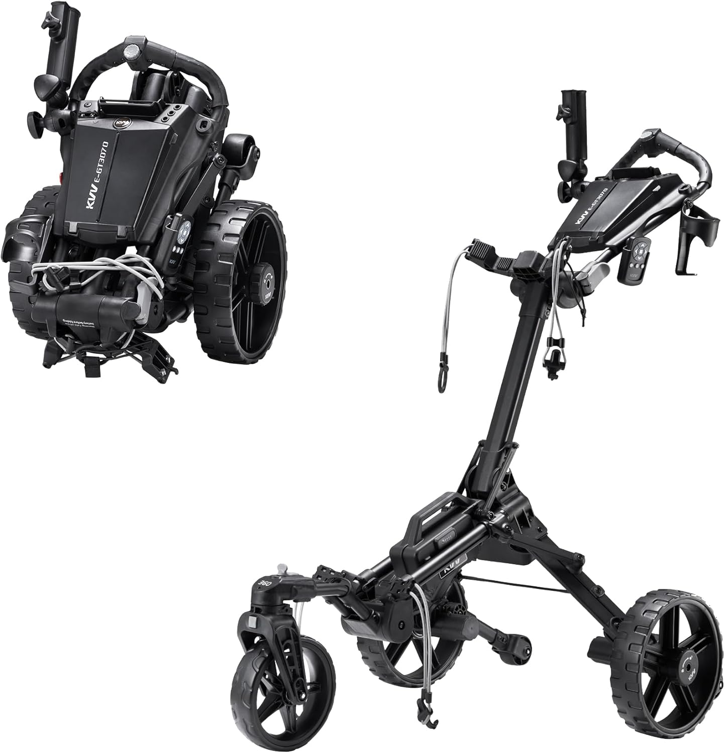 KVV Electric Golf Push Cart with Remote Control