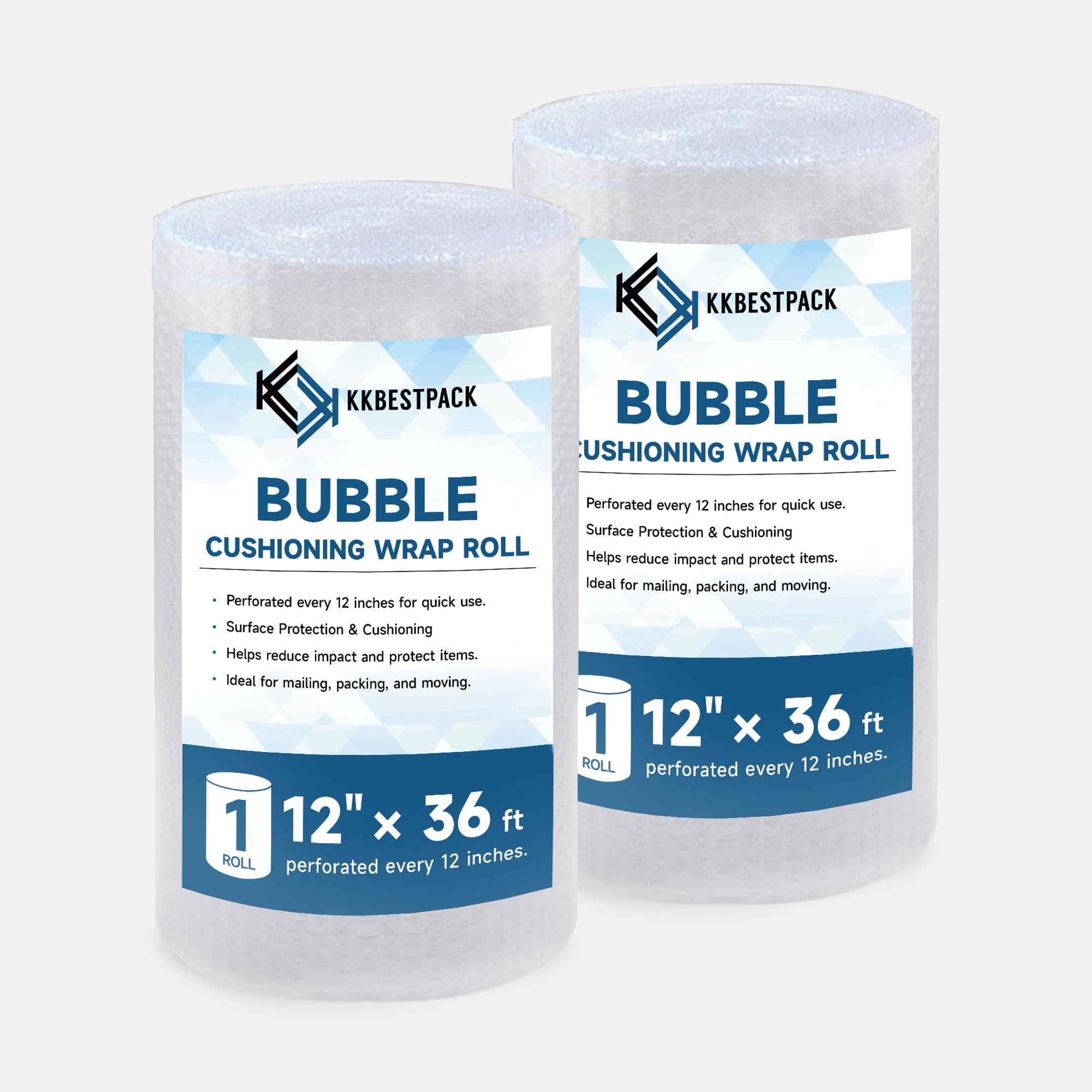 KKBESTPACK Bubble Wrap 2-Pack