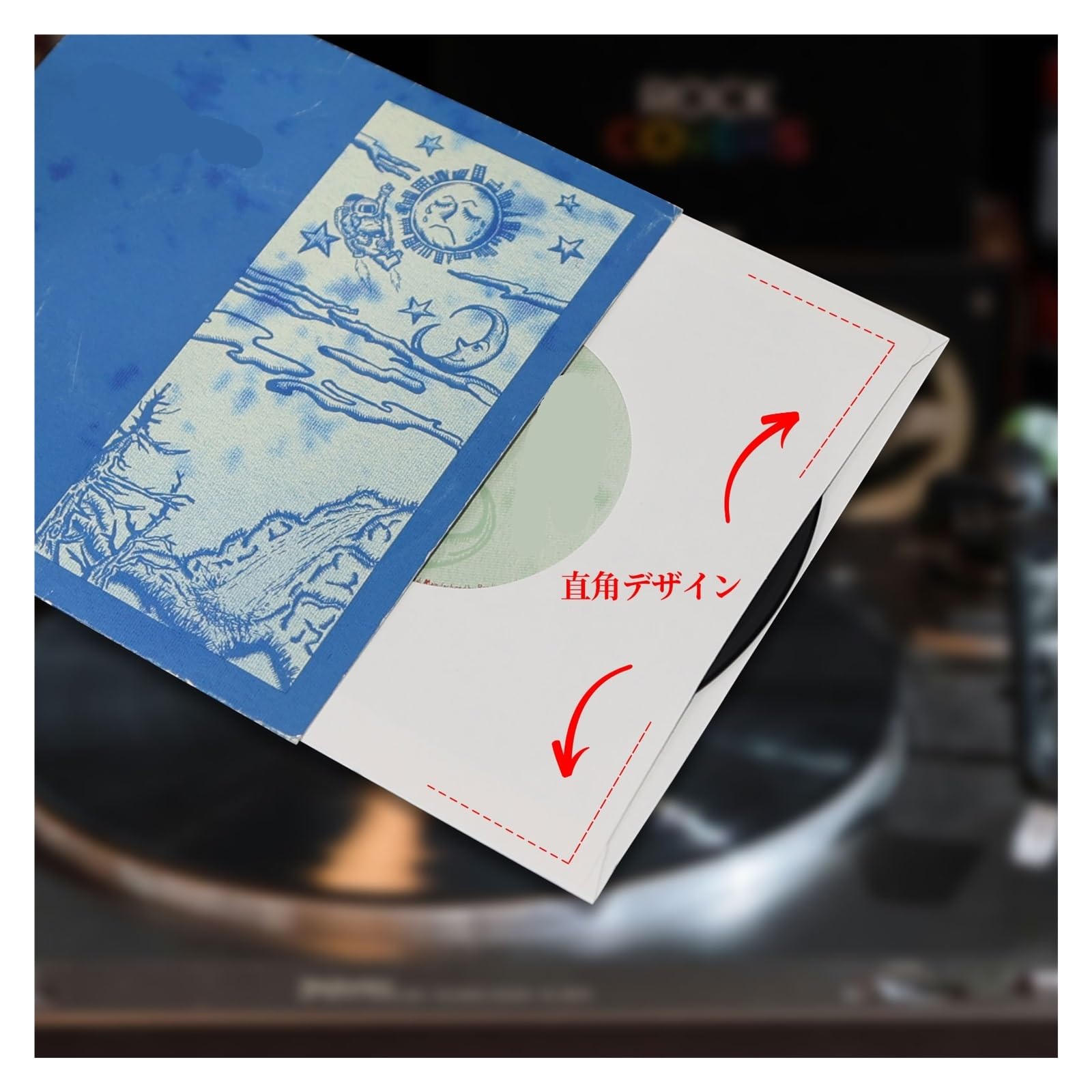 Copertine Interne per Dischi in Vinile 20/40 Pezzi 7 Pollici Buste Interne protettive for Dischi in Vinile Carta Kraft Bianca Contenitore EP in con Borse portaoggetti Foro(White 40pcs)
