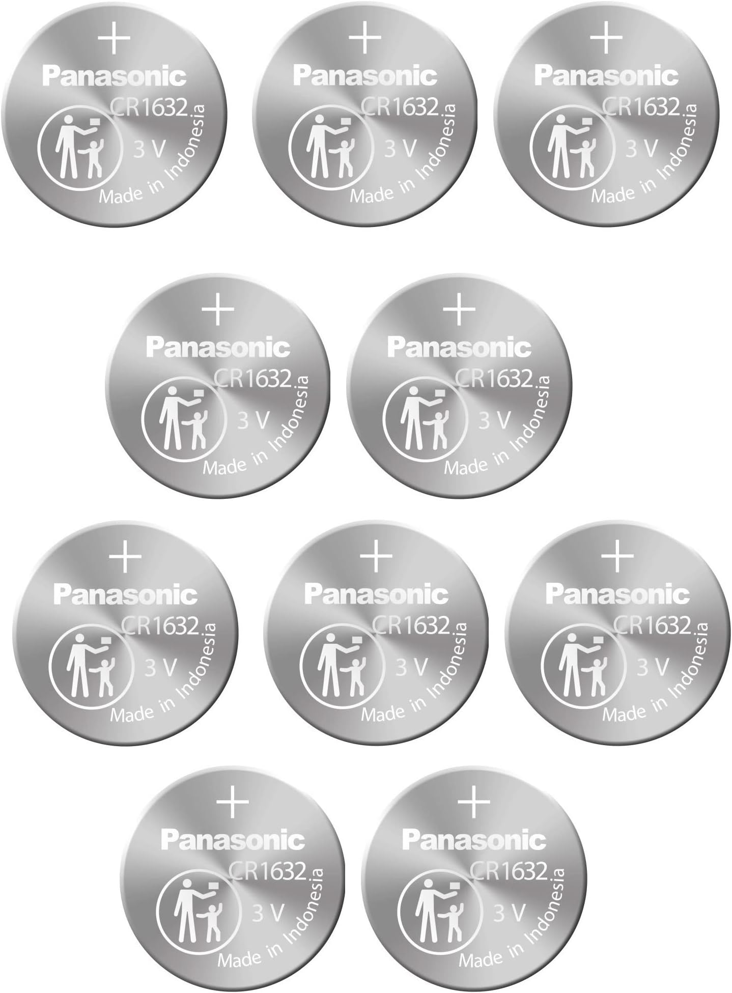 Panasonic CR2412 Lithium Battery 3V (2 Batteries Per Pack