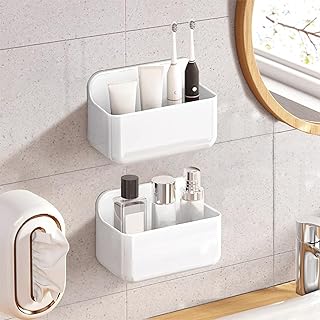 Diesisa 2PCS Shower Caddy, Self Adhesive Bath...,
