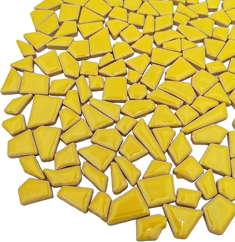 Miniatura 2 de Azulejos de mosaico de cerámica de 7.05 oz para manualidades, azulejos de mosaico de porcelana de 0.2 x 0.8 pulgadas para decoración del hogar