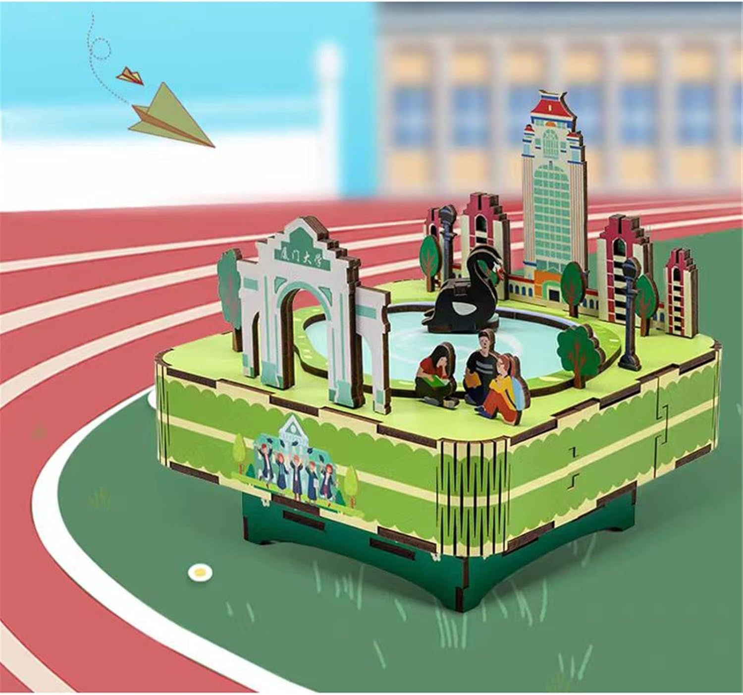 極人形の久月 兜 かぶと 兜ケース飾り オルゴールつき 初節句 五