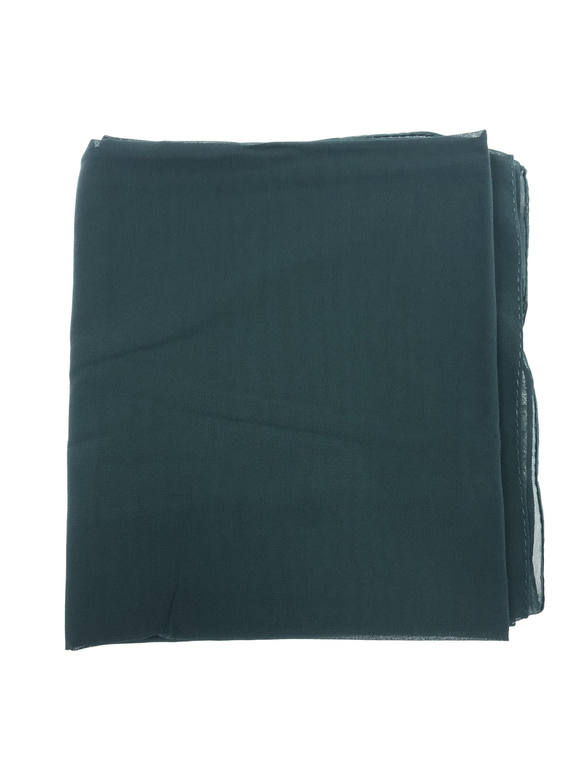 180X80 Chiffon Maxi Plain Scarf Hijab Sarong Shawl Large Wrap (Basil)
