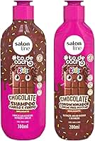 Salon Line, Kit Shampoo e Condicionador, #todecacho Kids, Chocolate, Vegano - Para Cabelos Ondulados, Cacheados e Crespos, 2 Unidades