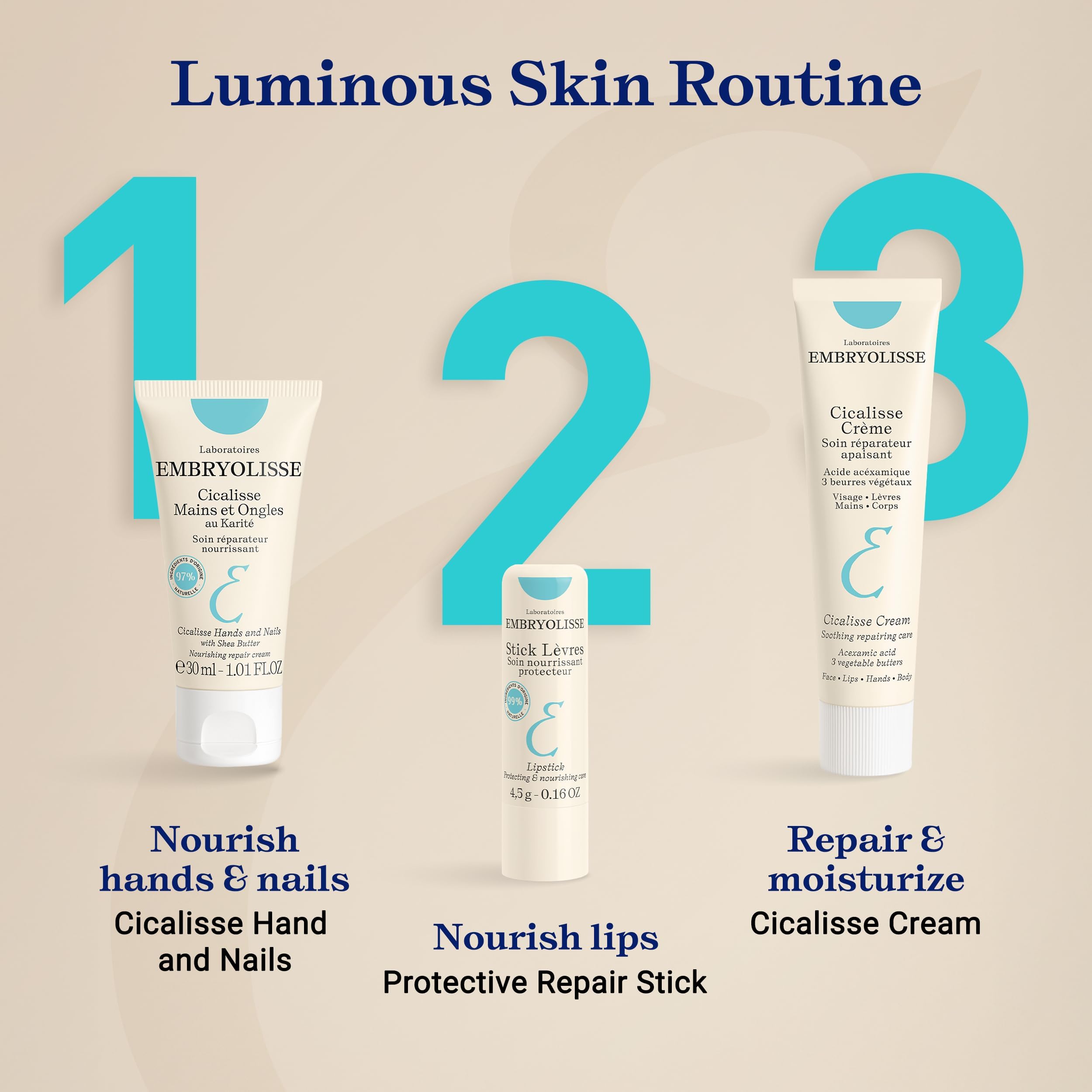 Embryolisse Cicalisse SOS krem regenerujący, formułowany z odżywczym masłem roślinnym, formuła ultra nawilżająca, idealny do rewitalizacji uszkodzonej skóry i zapewnienia większego komfortu, 40 ml