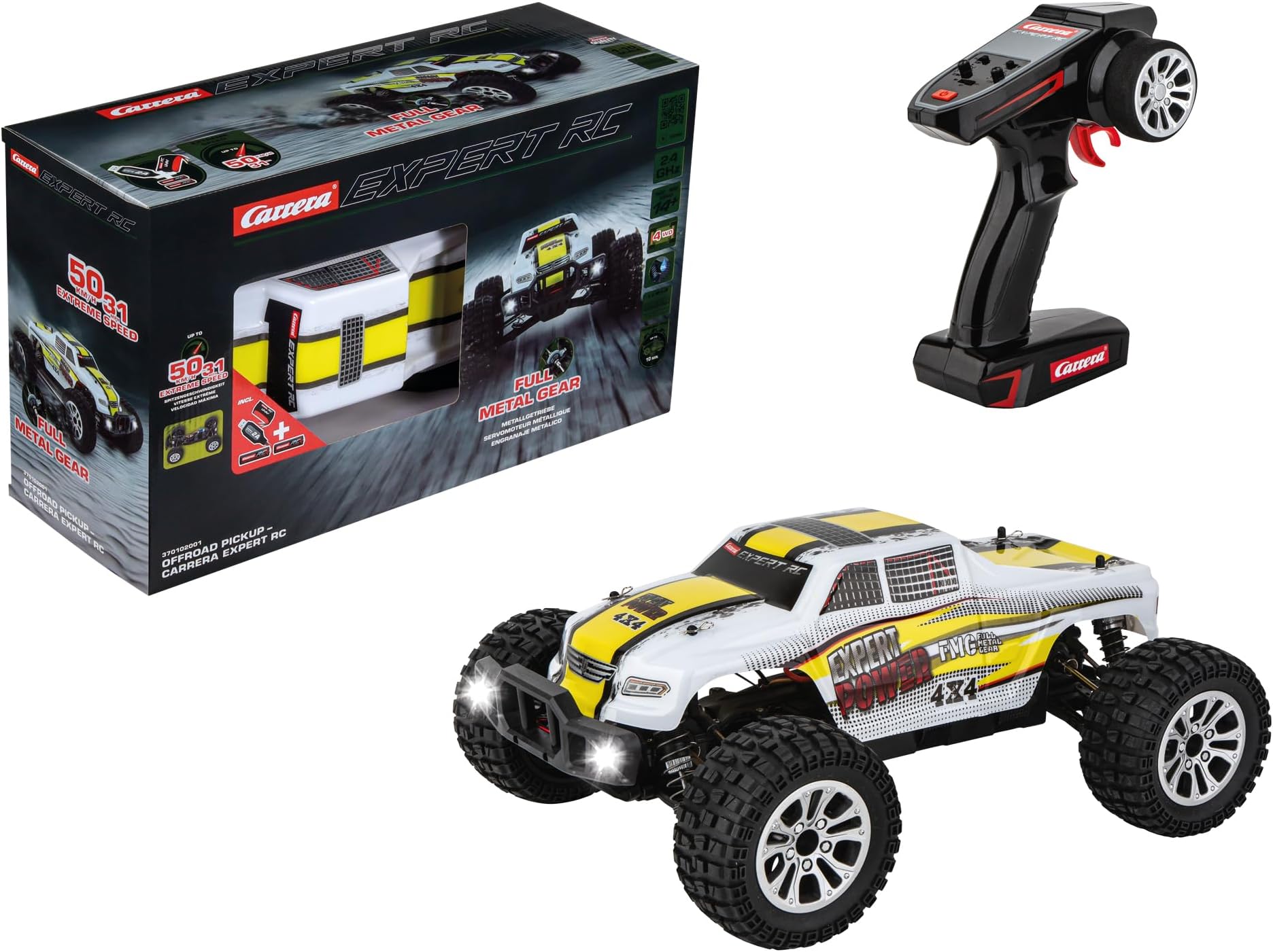 RC Ford F-150 Raptor I For Children & Adults, Boys & Girls I Original Licence I Robust Construction for Uneven Terrain I Durable LiFePo4 Battery I For Real RC Enthusiasts