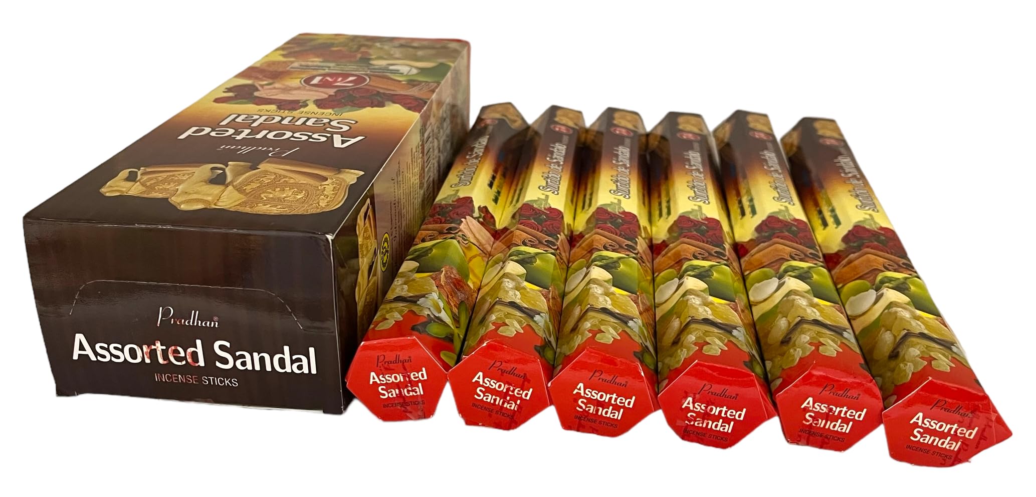 Pradhan - 7 Duftproben – sortiert (Sandale)