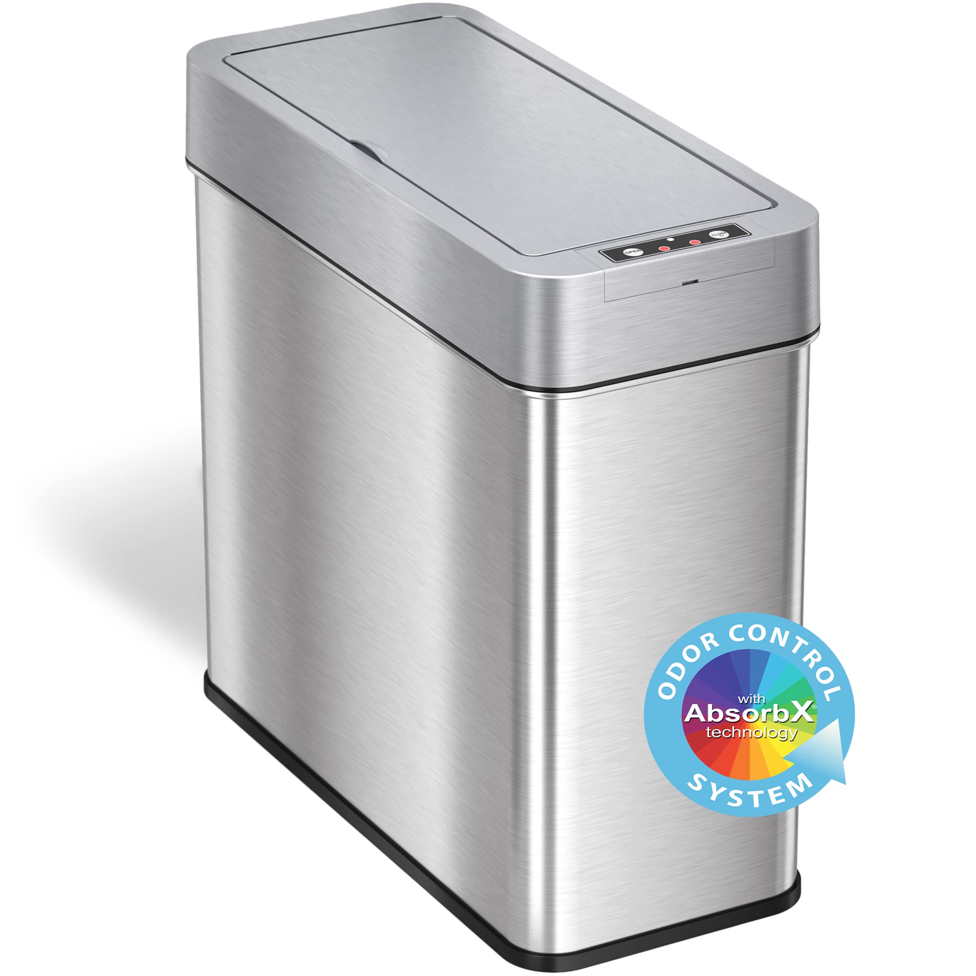 iTouchless 4 Gallon Slim Sensor Bathroom Trash Can