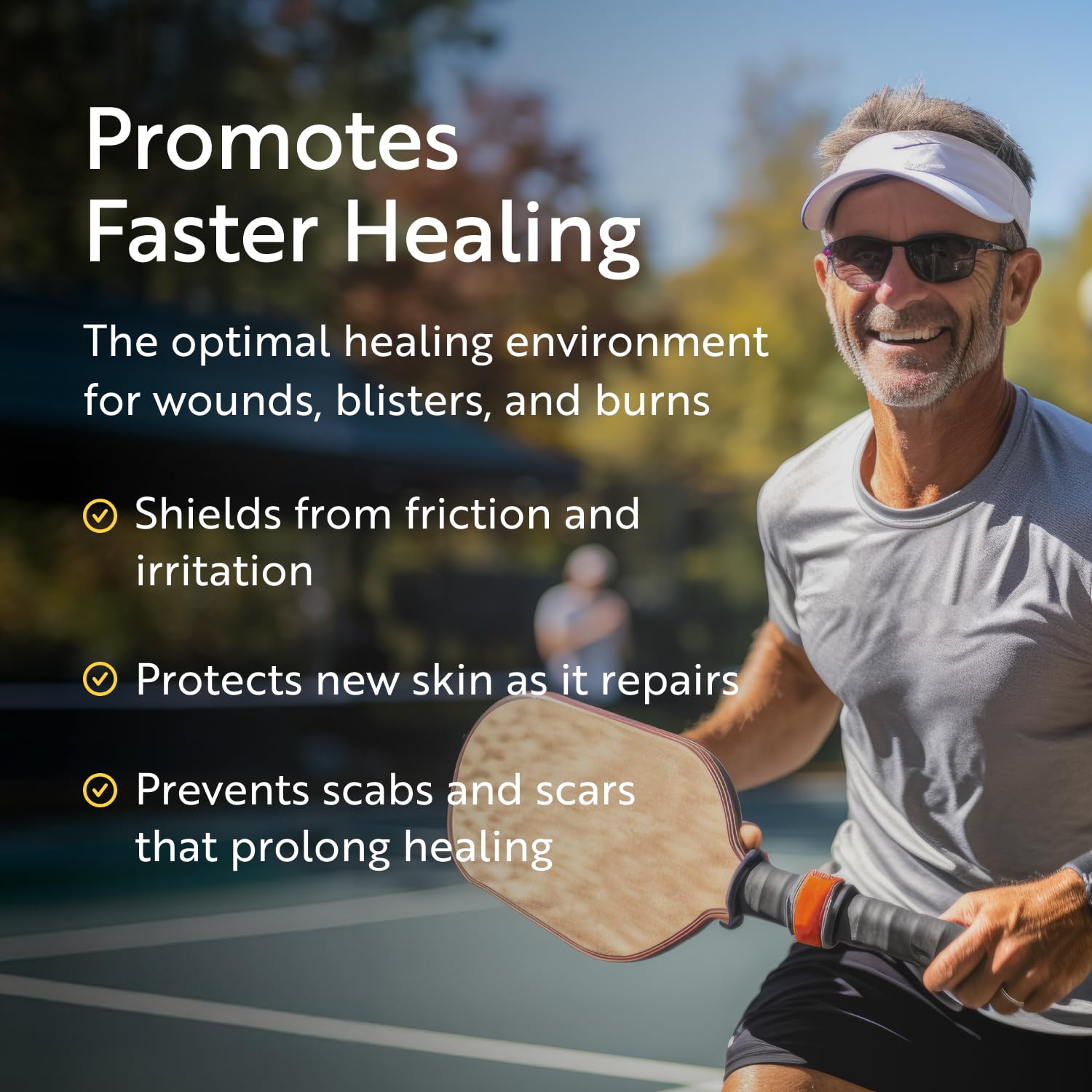4Skin Skin Armor - Vendajes contra ampollas para curación y prevención de heridas - Protección transparente y resistente al agua para el cuidado de la piel para atletas - Protector flexible de soporte