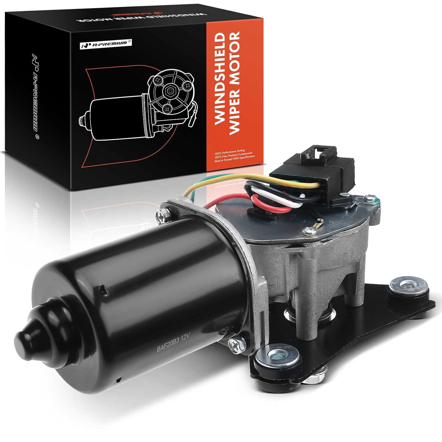 Motor do Limpador de Para-brisa Dianteiro A-Premium Compatível com Infiniti M30 1990-1992
