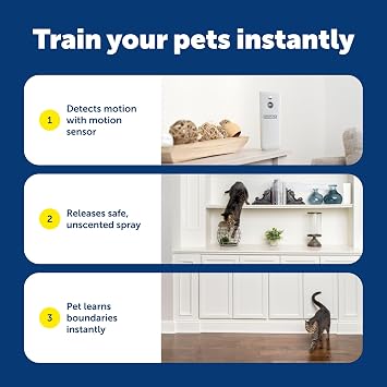 PetSafe SSSCAT Refill Can | Compatible with All SSSCAT Devices, Odor-Free and Stain-Free Spray, for Cats and Dogs, up to 120 Sprays per Can