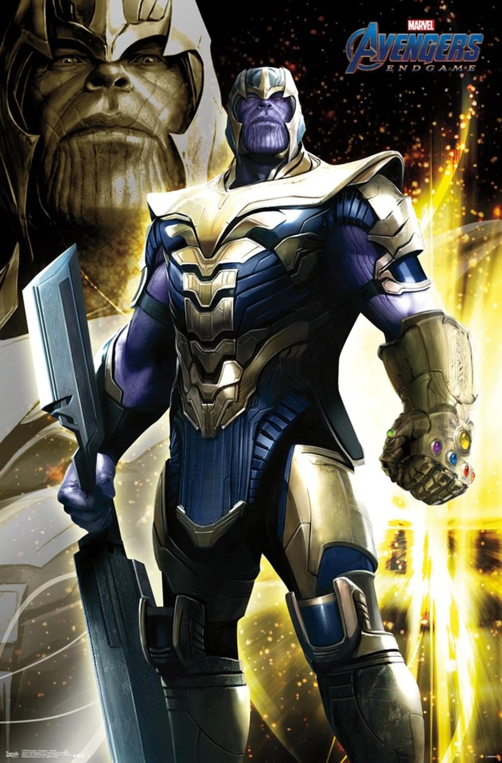 Amazon.com: Marvel Avengers: Endgame - Thanos Wall Poster, 19L