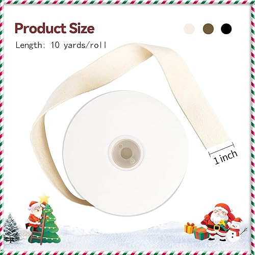 Miniatura 16 de Cinta de terciopelo negra de doble cara de 1 pulgada, 10 yardas de cintas de terciopelo para decoración de coronas de Navidad, envoltura de regalos